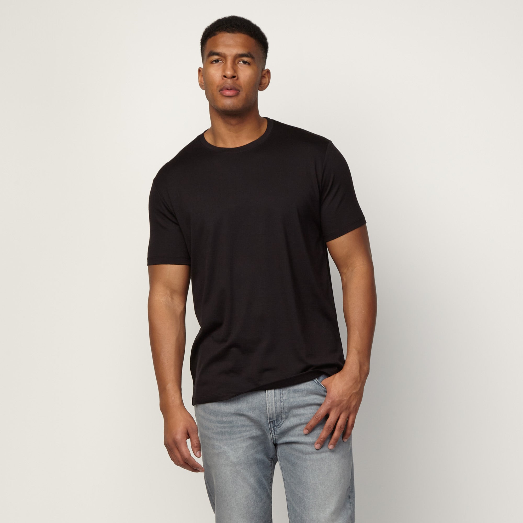 T-shirt ras du cou Signature pour homme