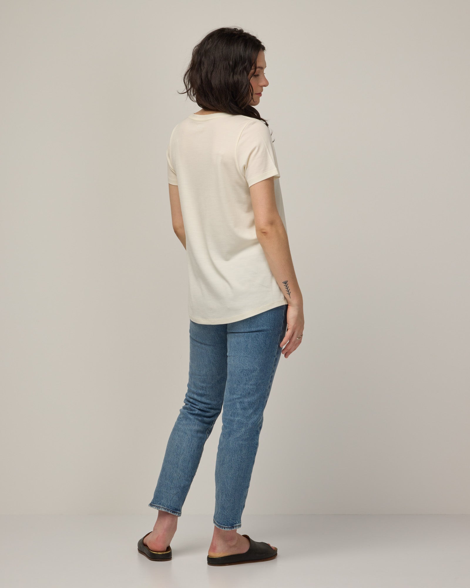 T-shirt à col rond Stella Signature