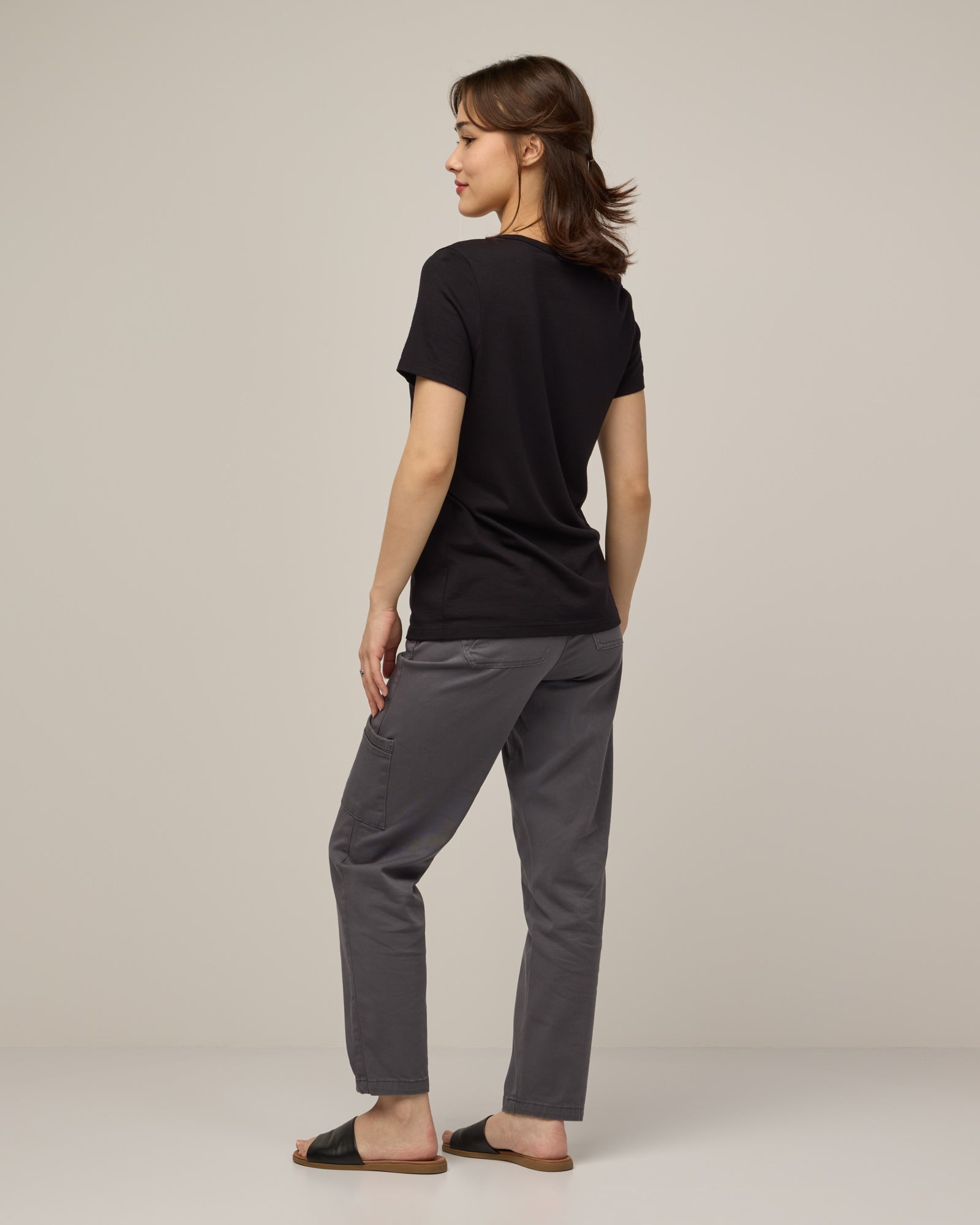 T-shirt ajusté Cara 100 % laine