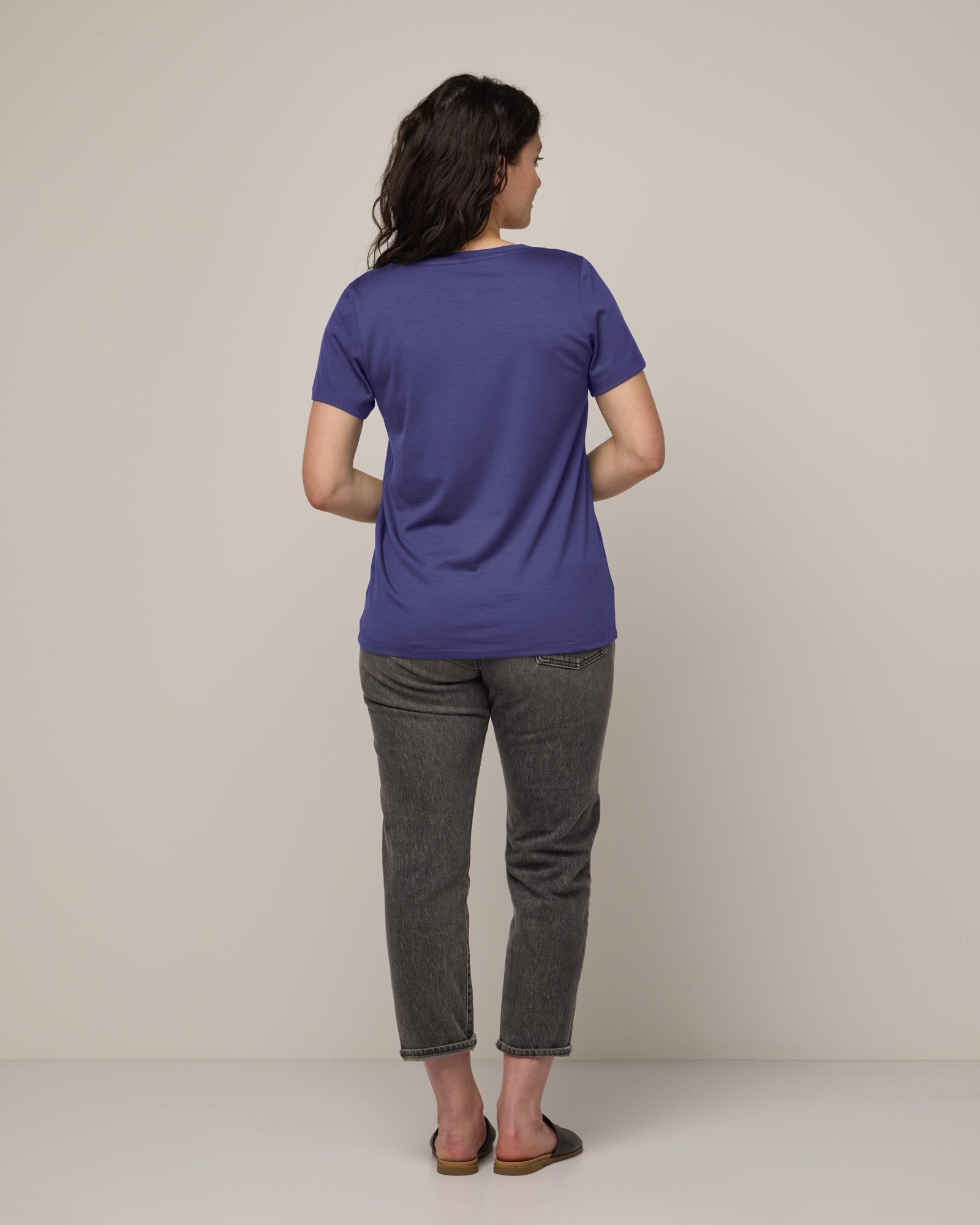 T-shirt à col en V Morgan