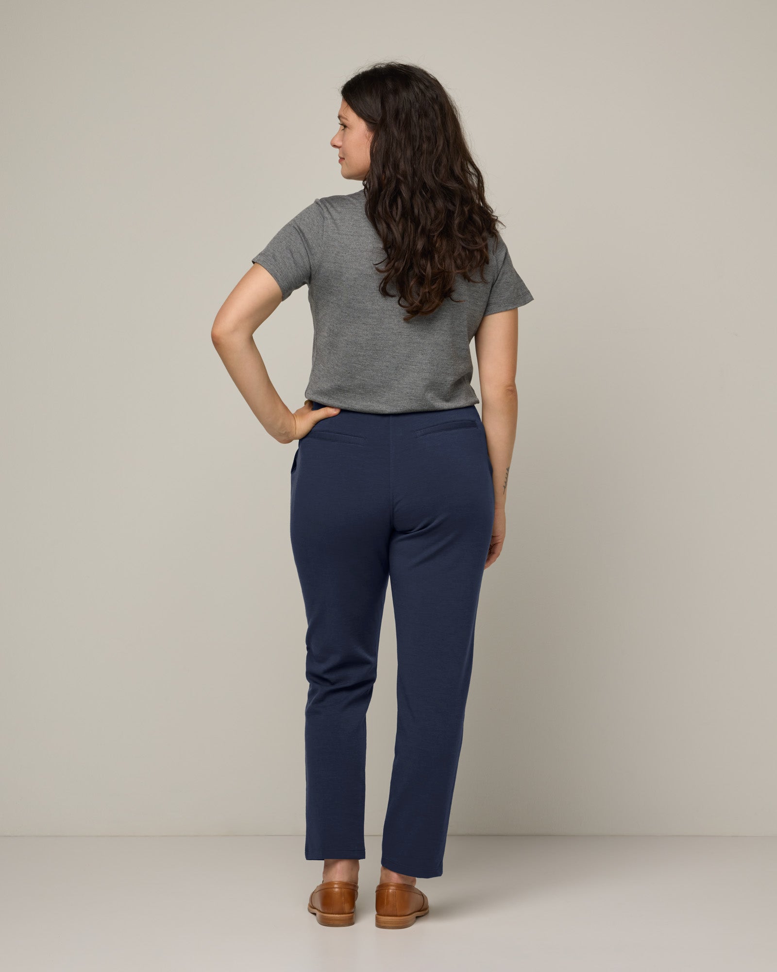 Pantalon Rosso Straight Ponte