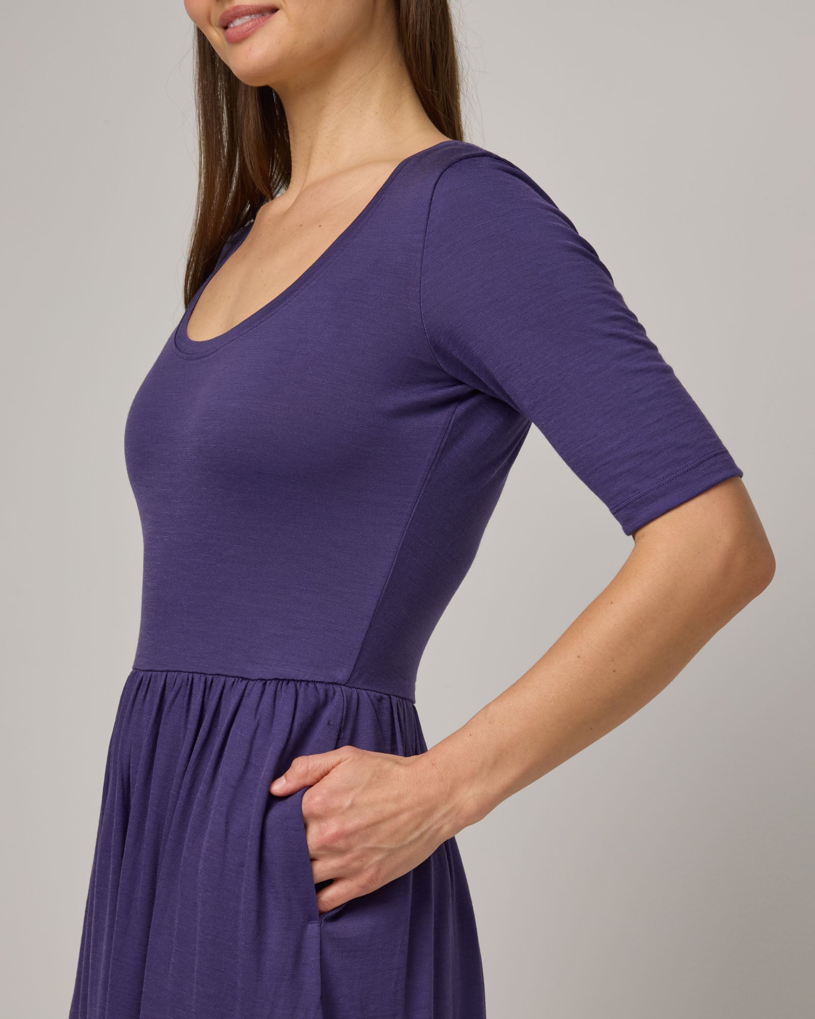 Robe ajustée et évasée Sylvie
