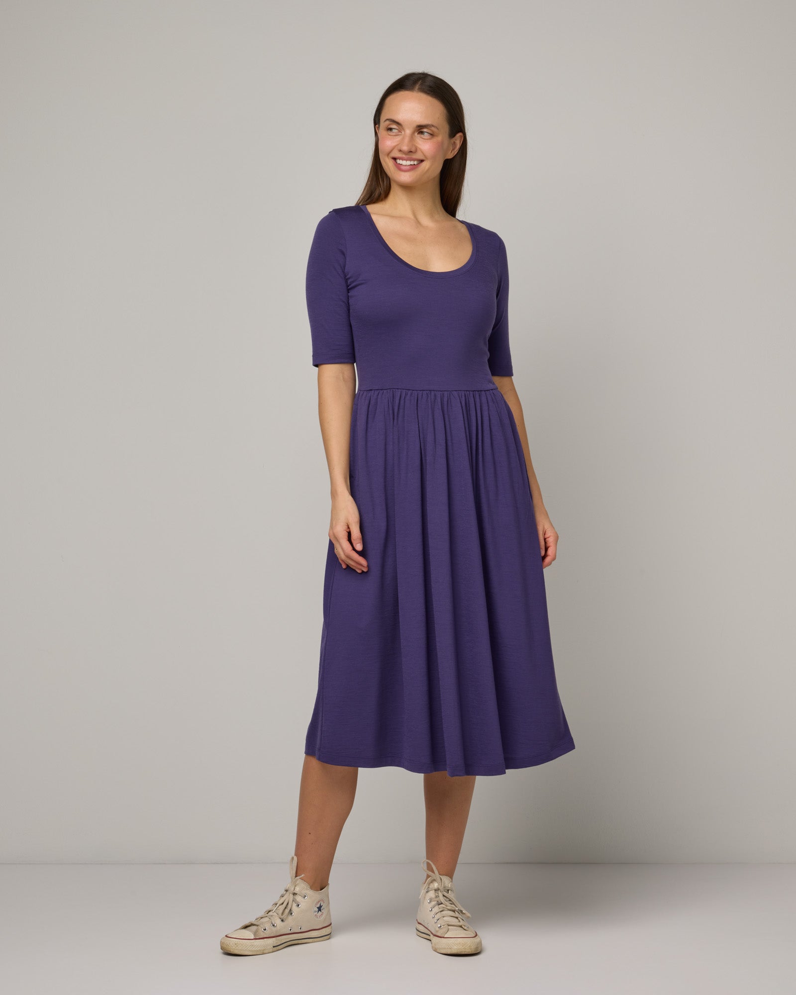Robe ajustée et évasée Sylvie