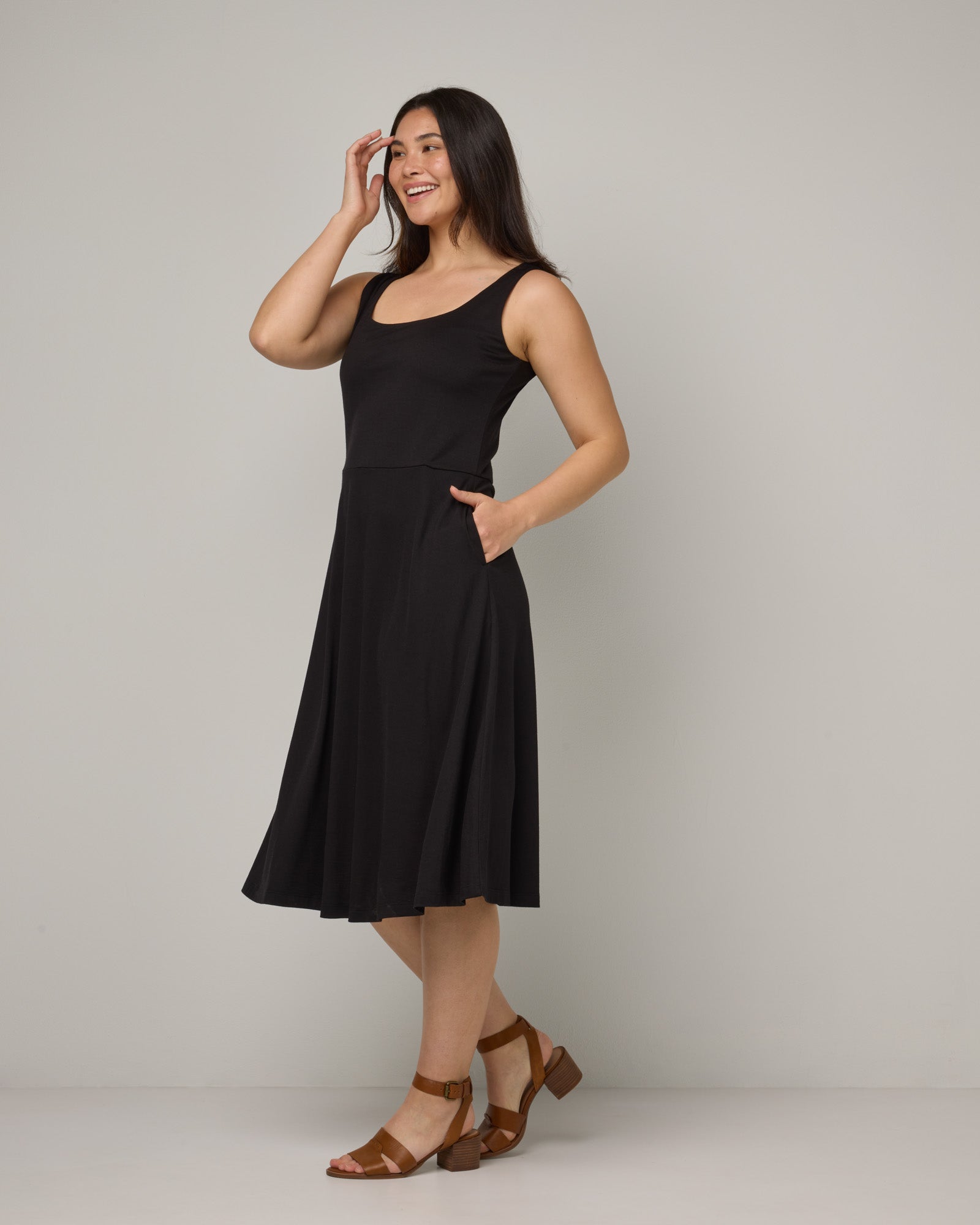 Robe ajustée et évasée Ava