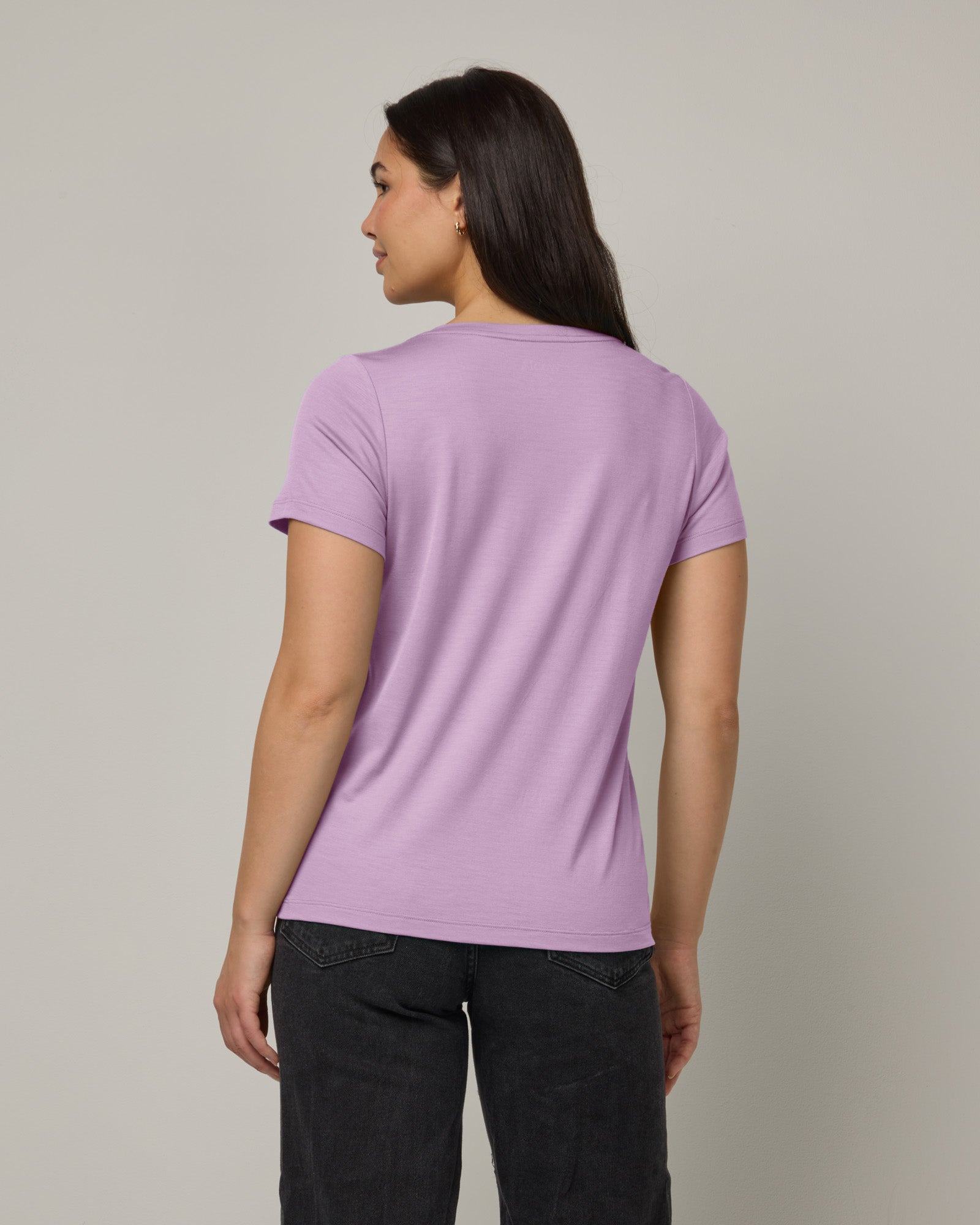 T-shirt à col en V Morgan