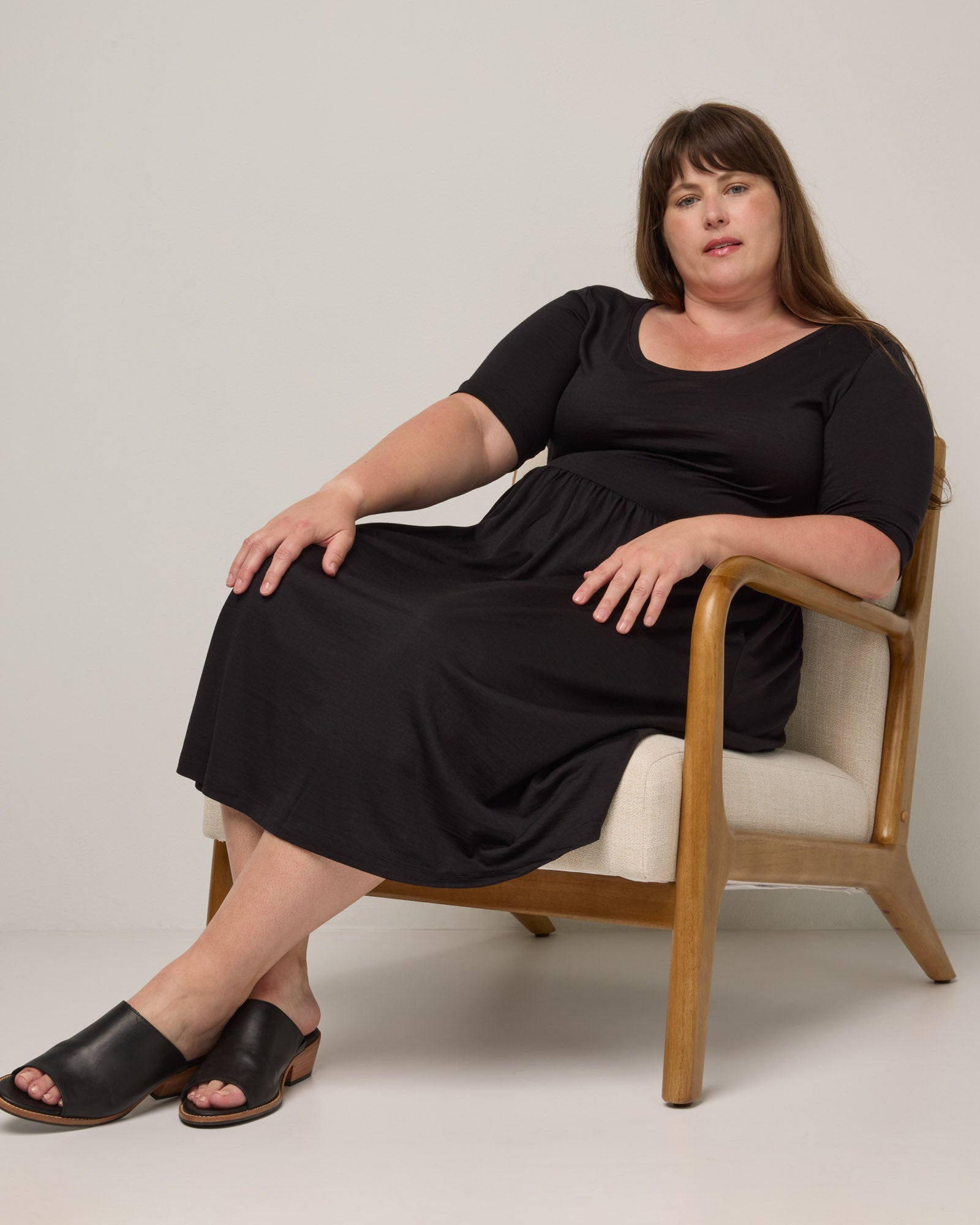 Robe ajustée et évasée Sylvie