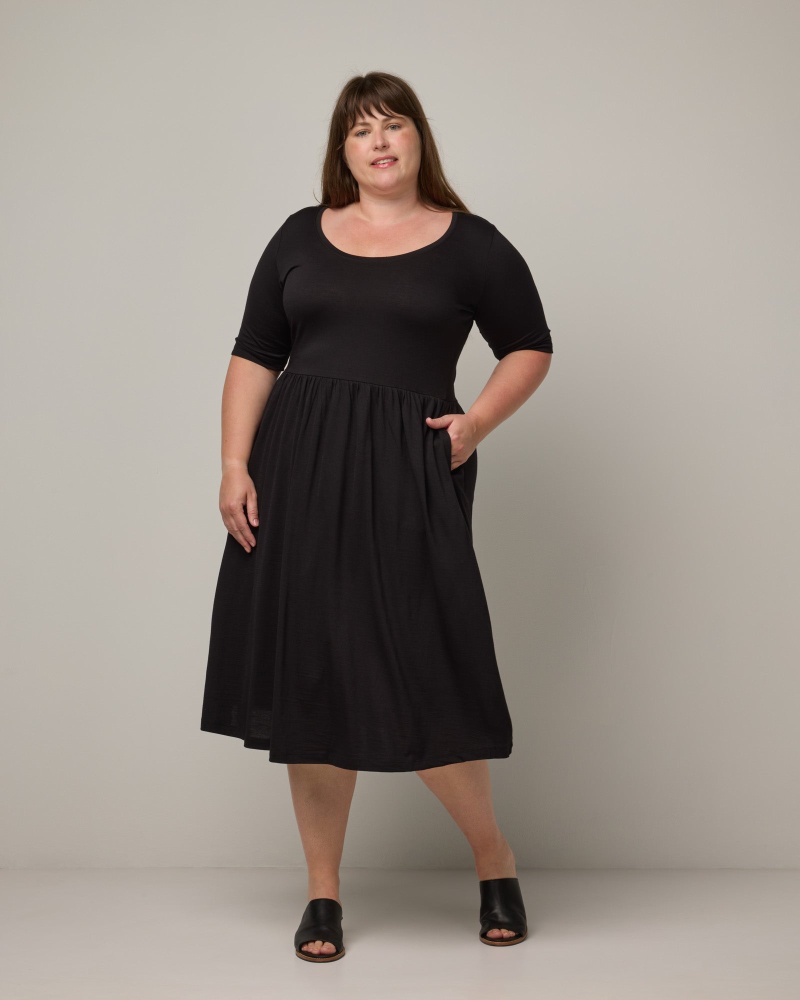 Robe ajustée et évasée Sylvie