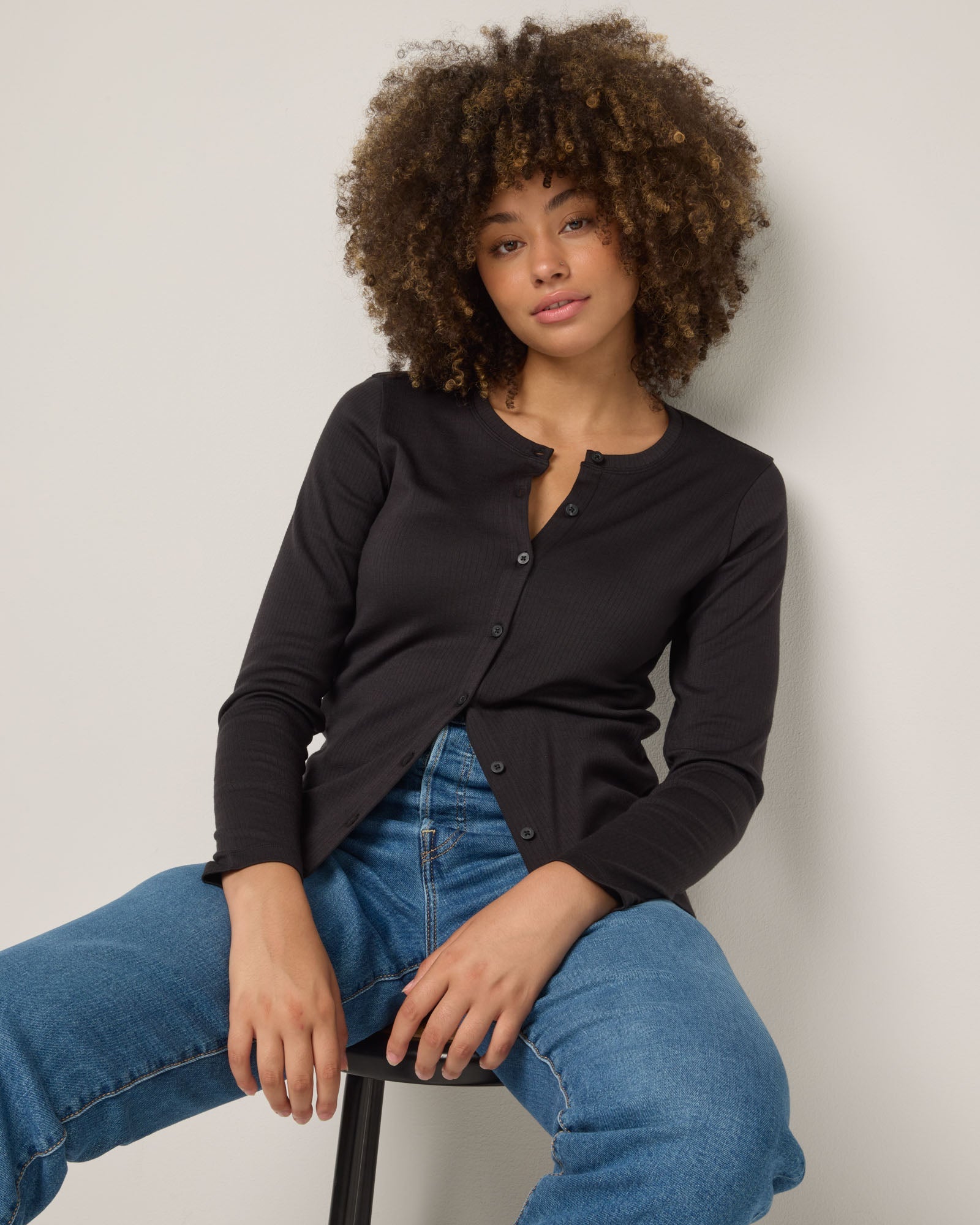 Cardigan côtelé Céleste