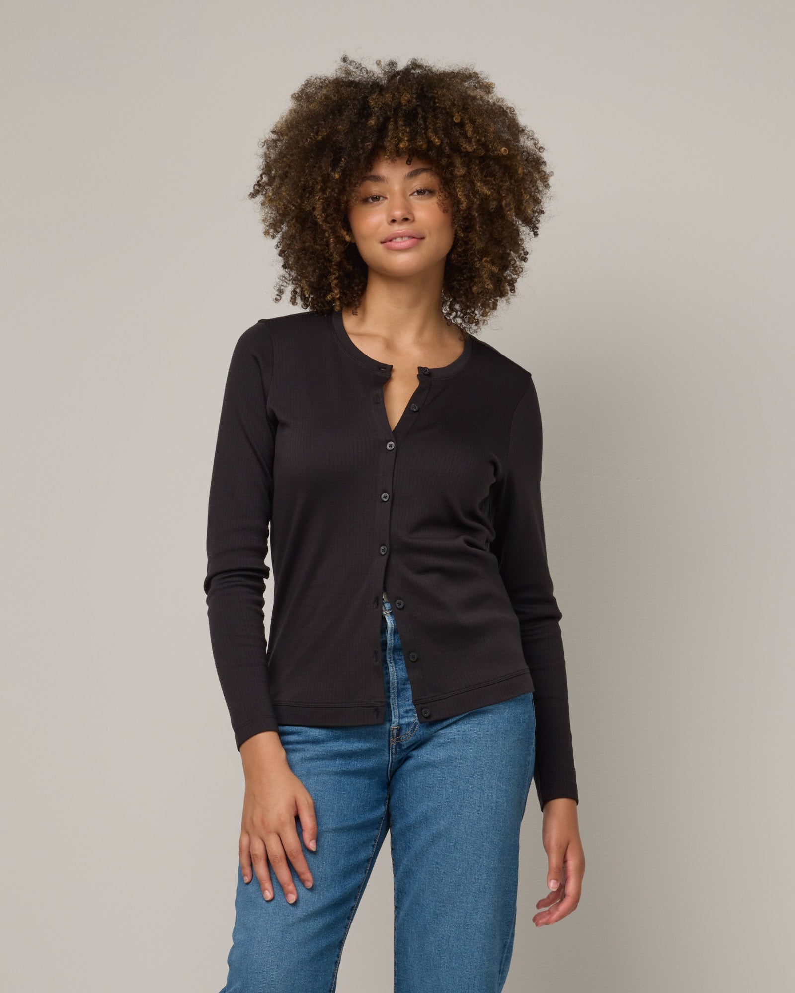 Cardigan côtelé Céleste