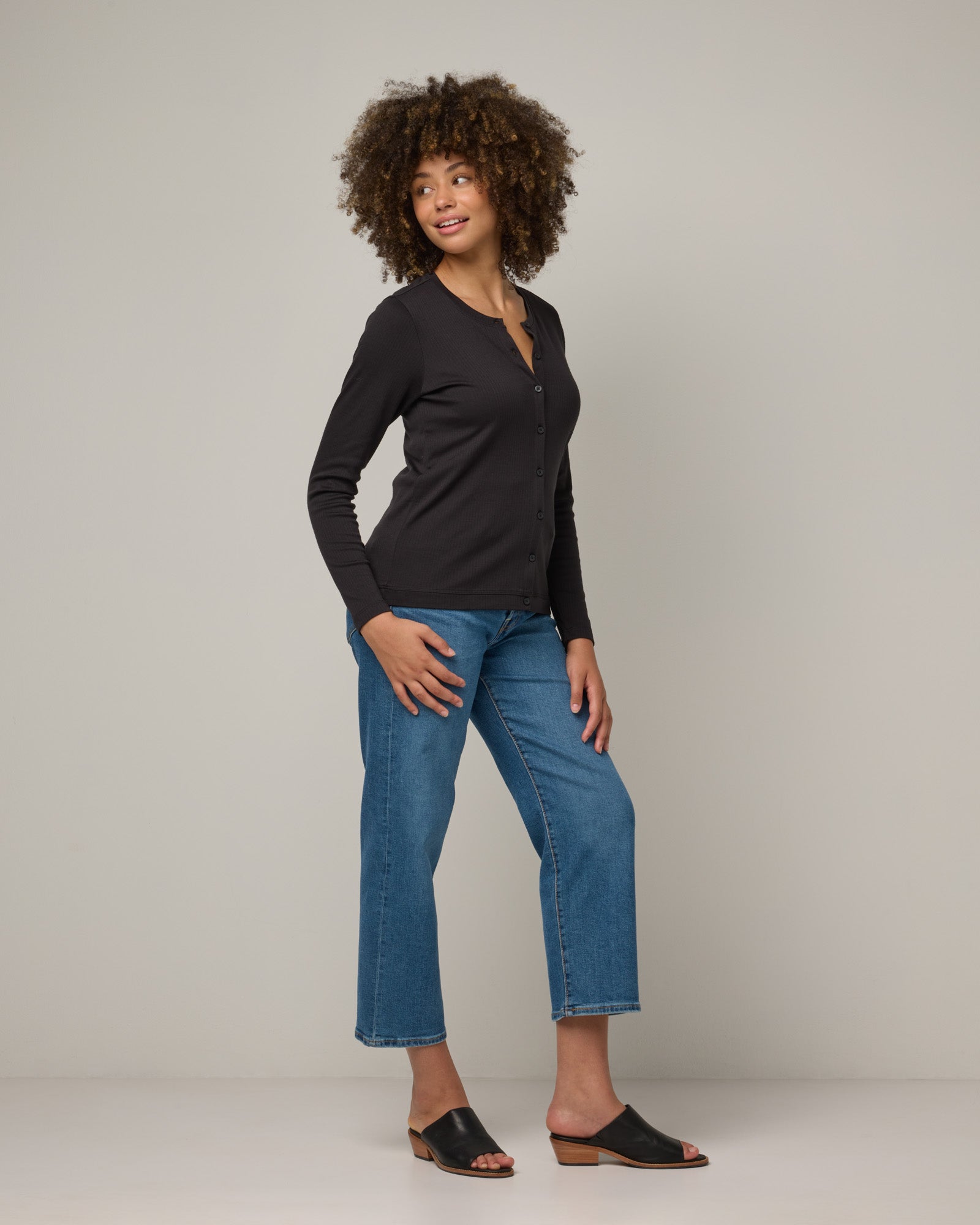 Cardigan côtelé Céleste