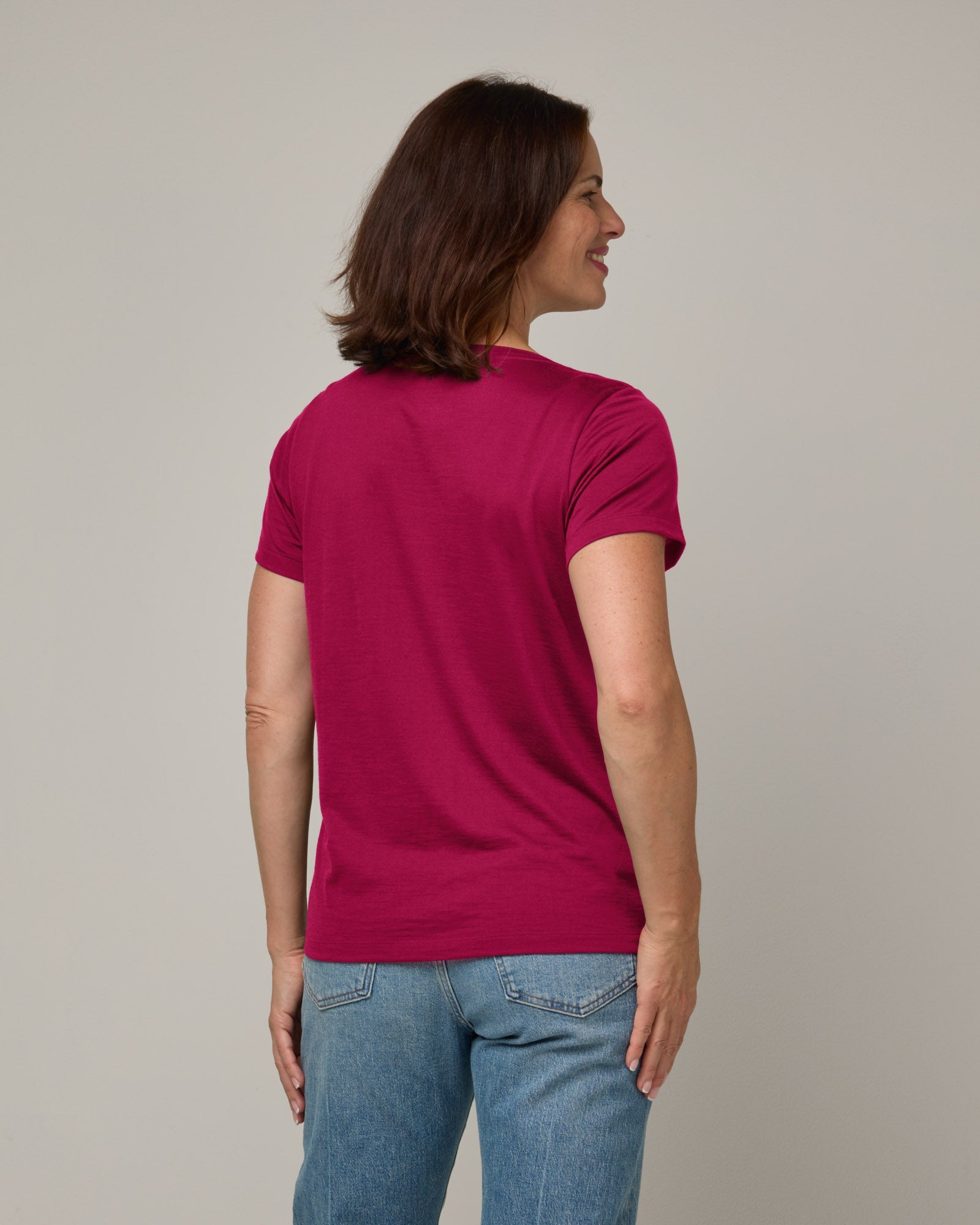 T-shirt à col en V Morgan