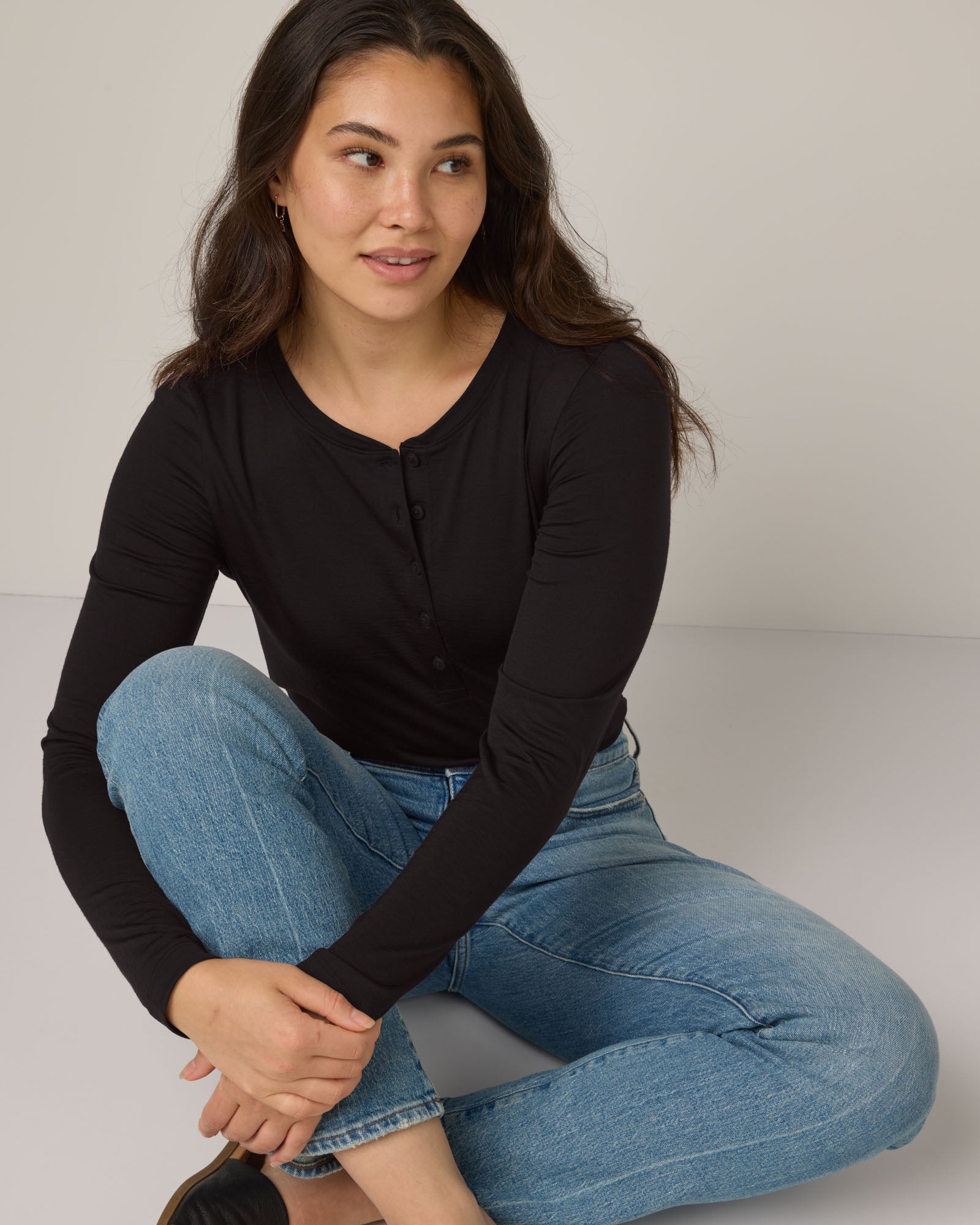 T-shirt Henley Wallis