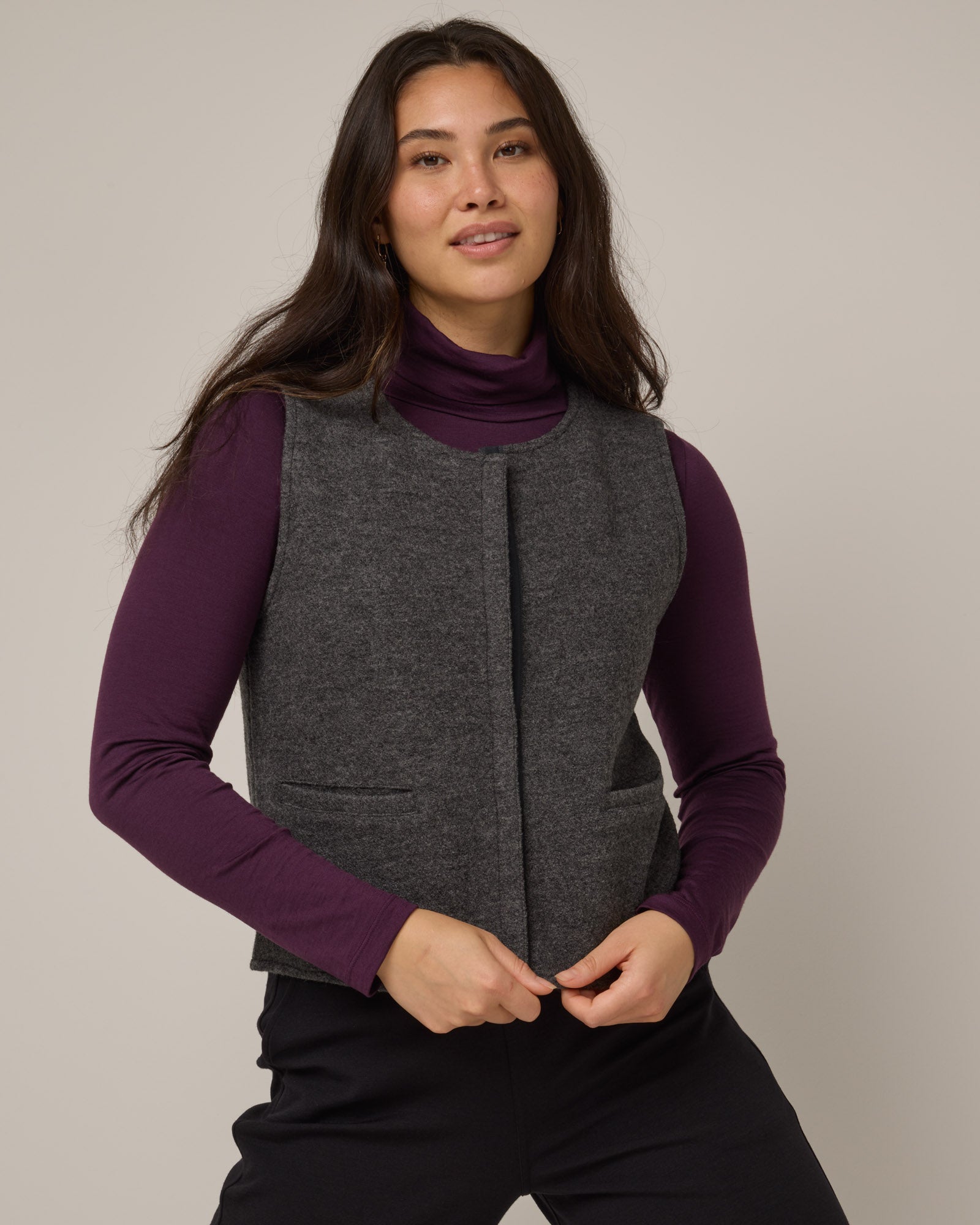Gilet en laine feutrée Atlas