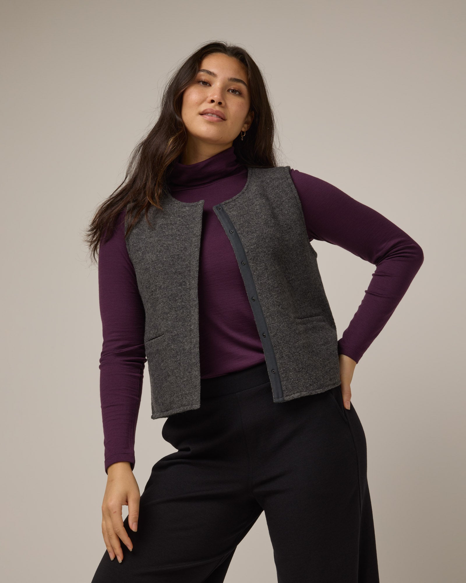 Gilet en laine feutrée Atlas