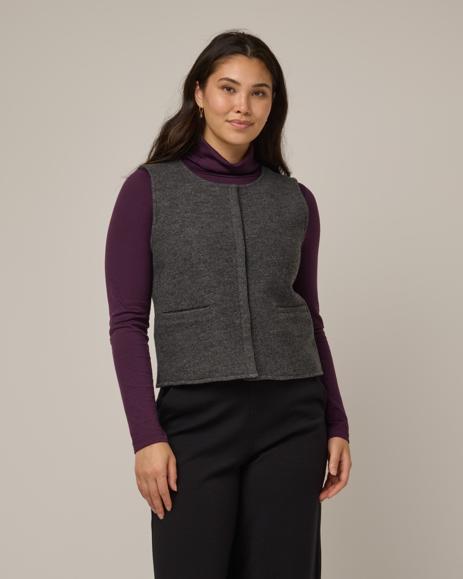 Gilet en laine feutrée Atlas