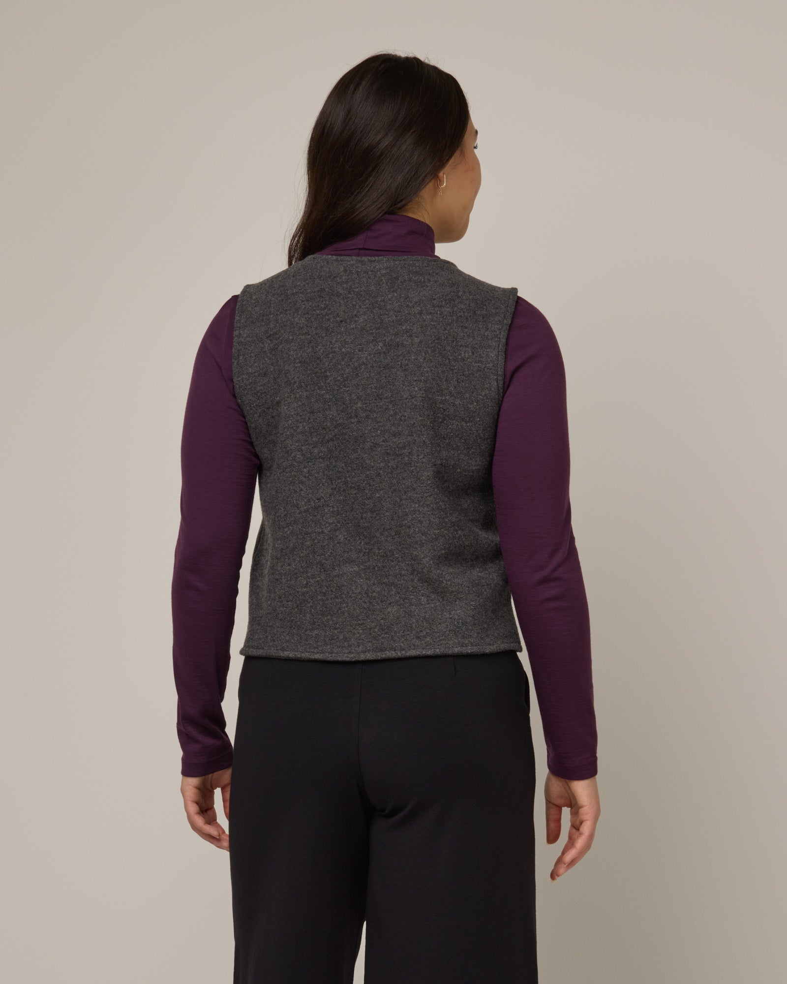 Gilet en laine feutrée Atlas
