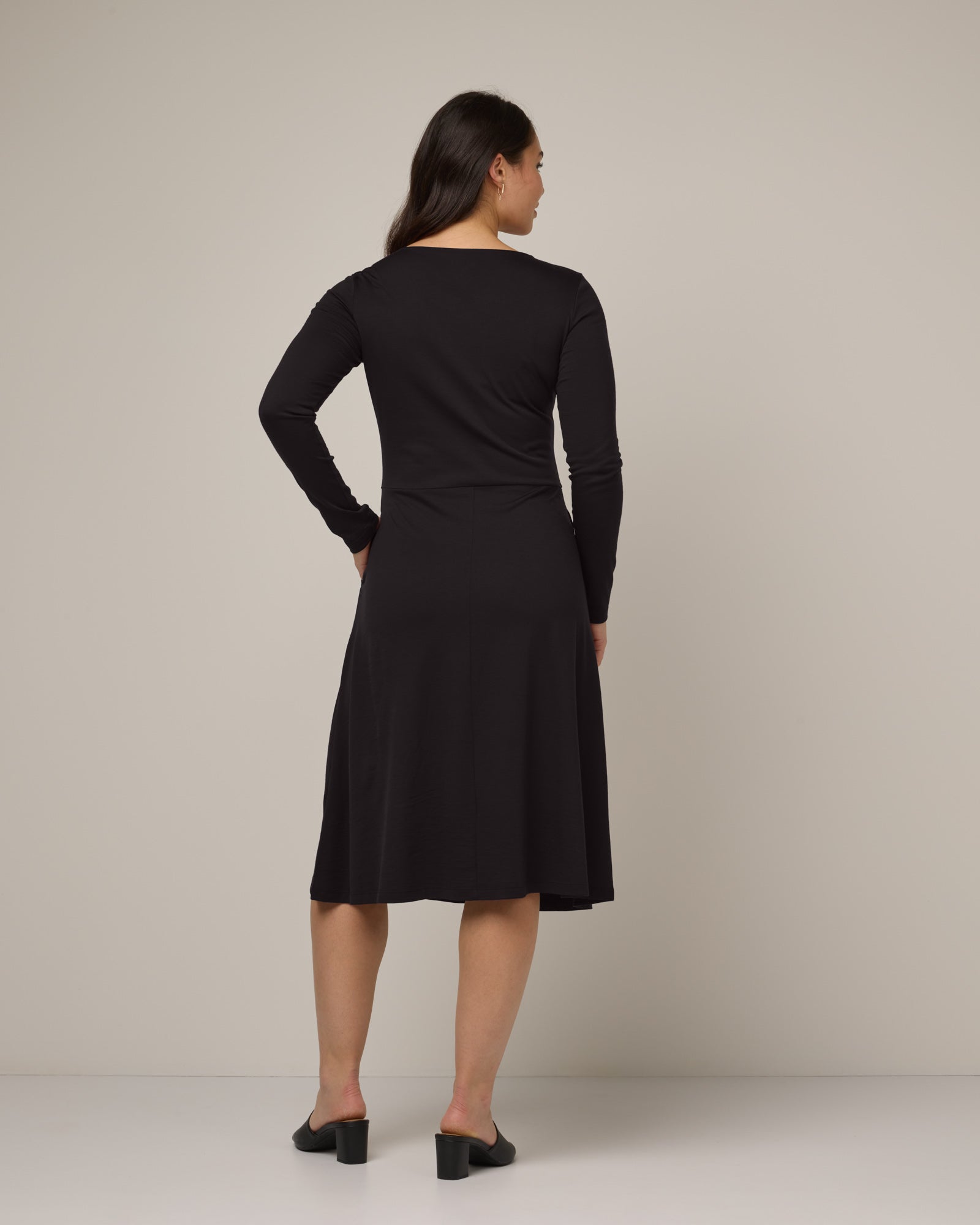 Robe ajustée et évasée Talia
