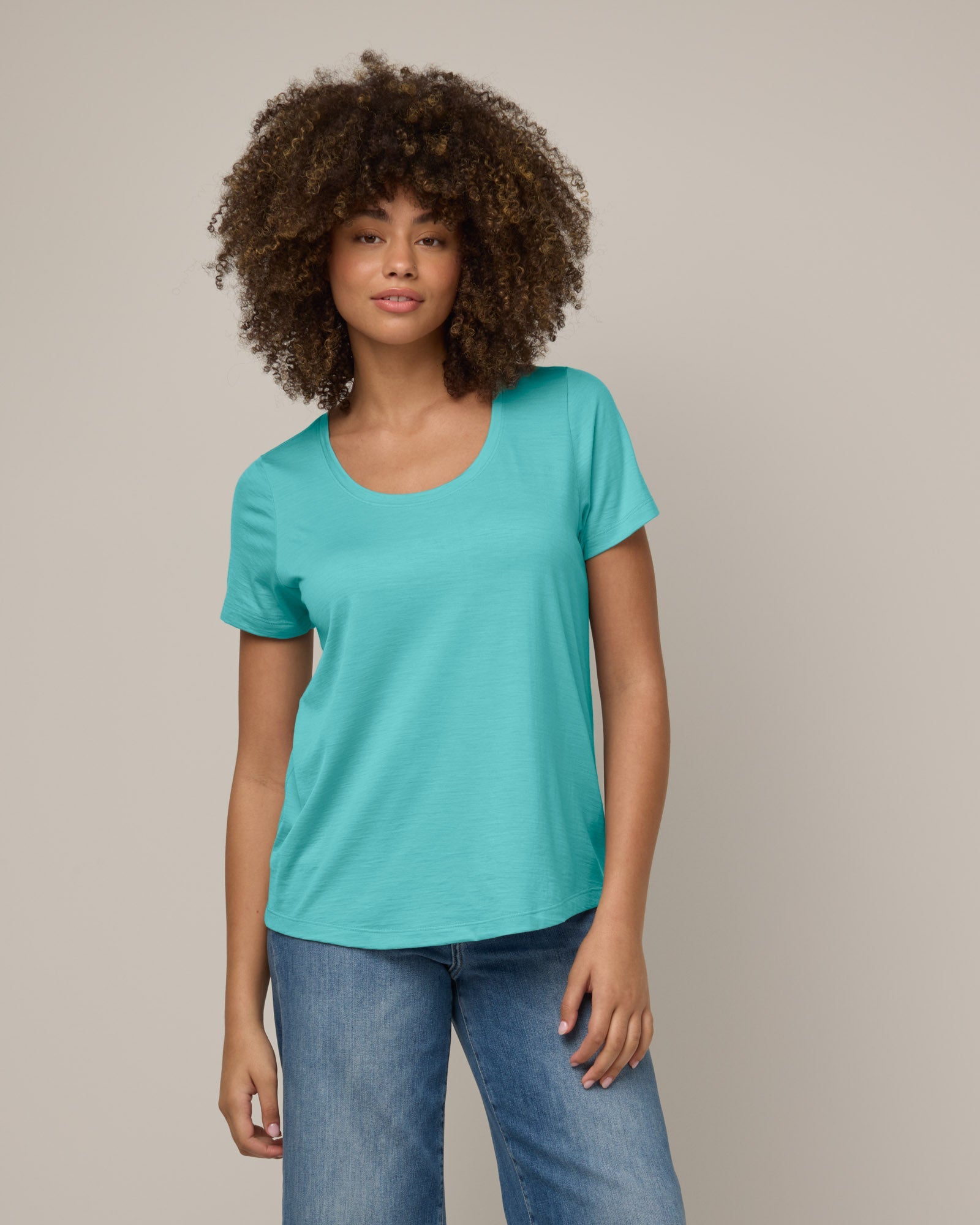 T-shirt à col rond Stella Signature