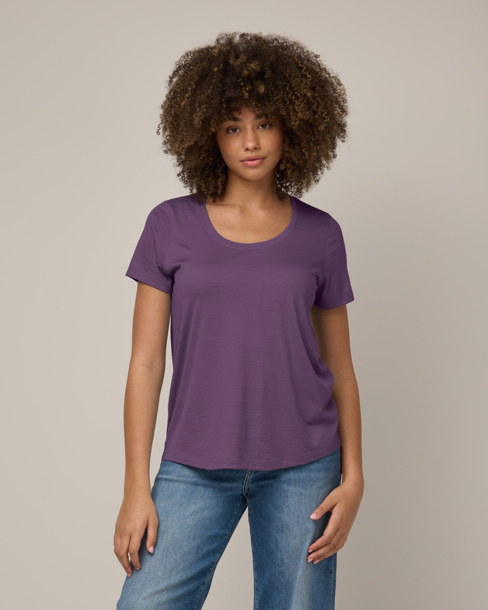 T-shirt à col rond Stella Signature