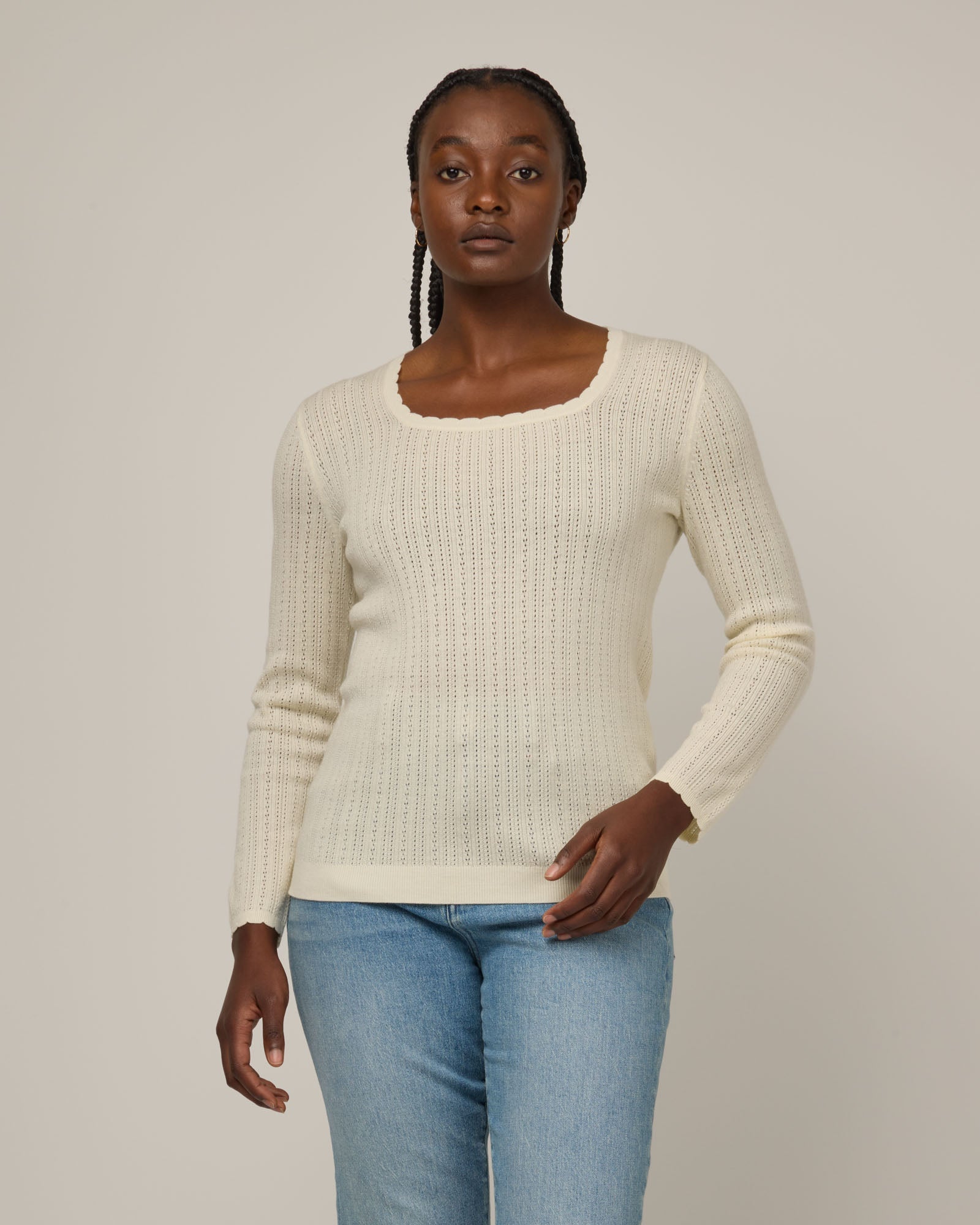 Pull Daisy Pointelle