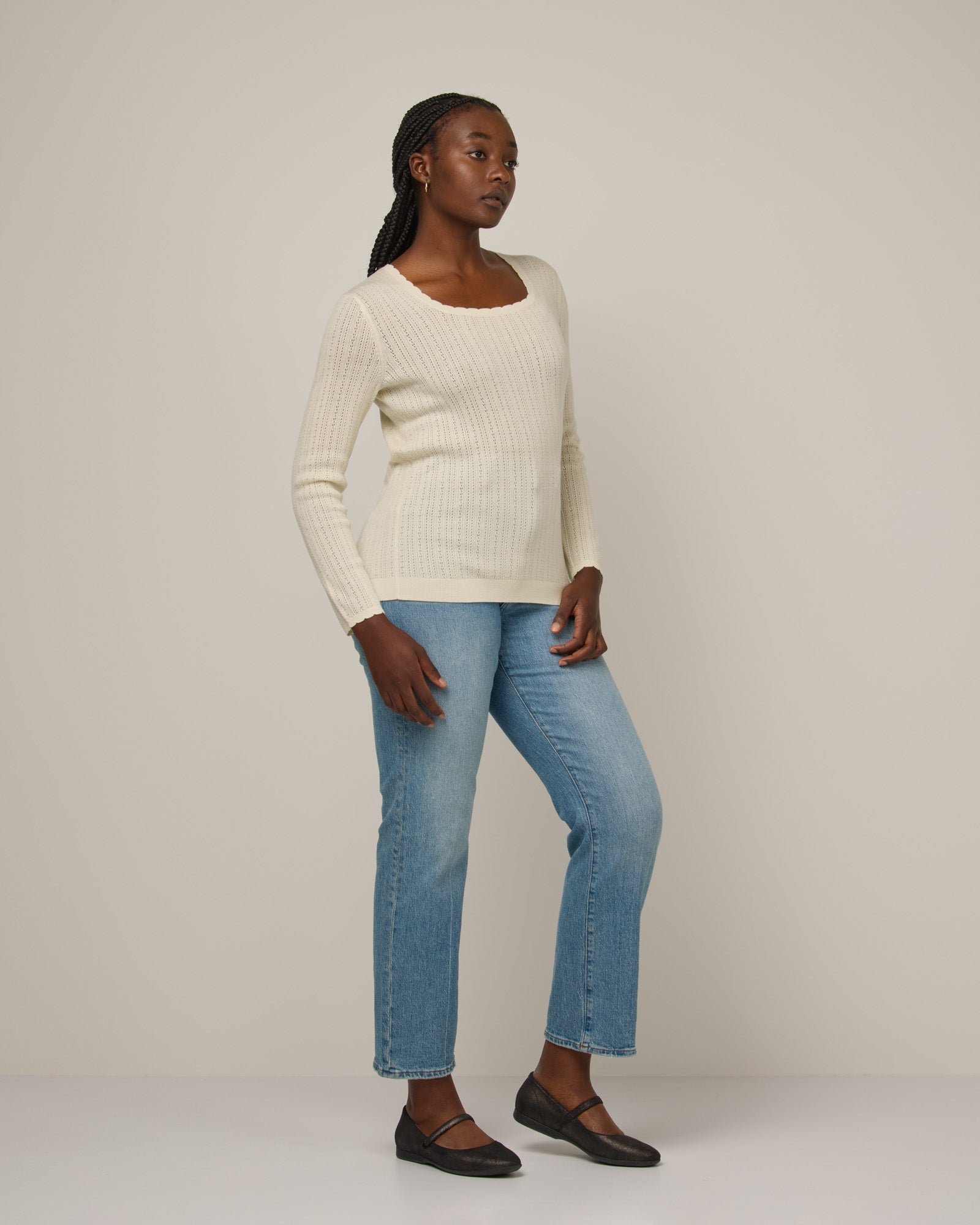 Pull Daisy Pointelle