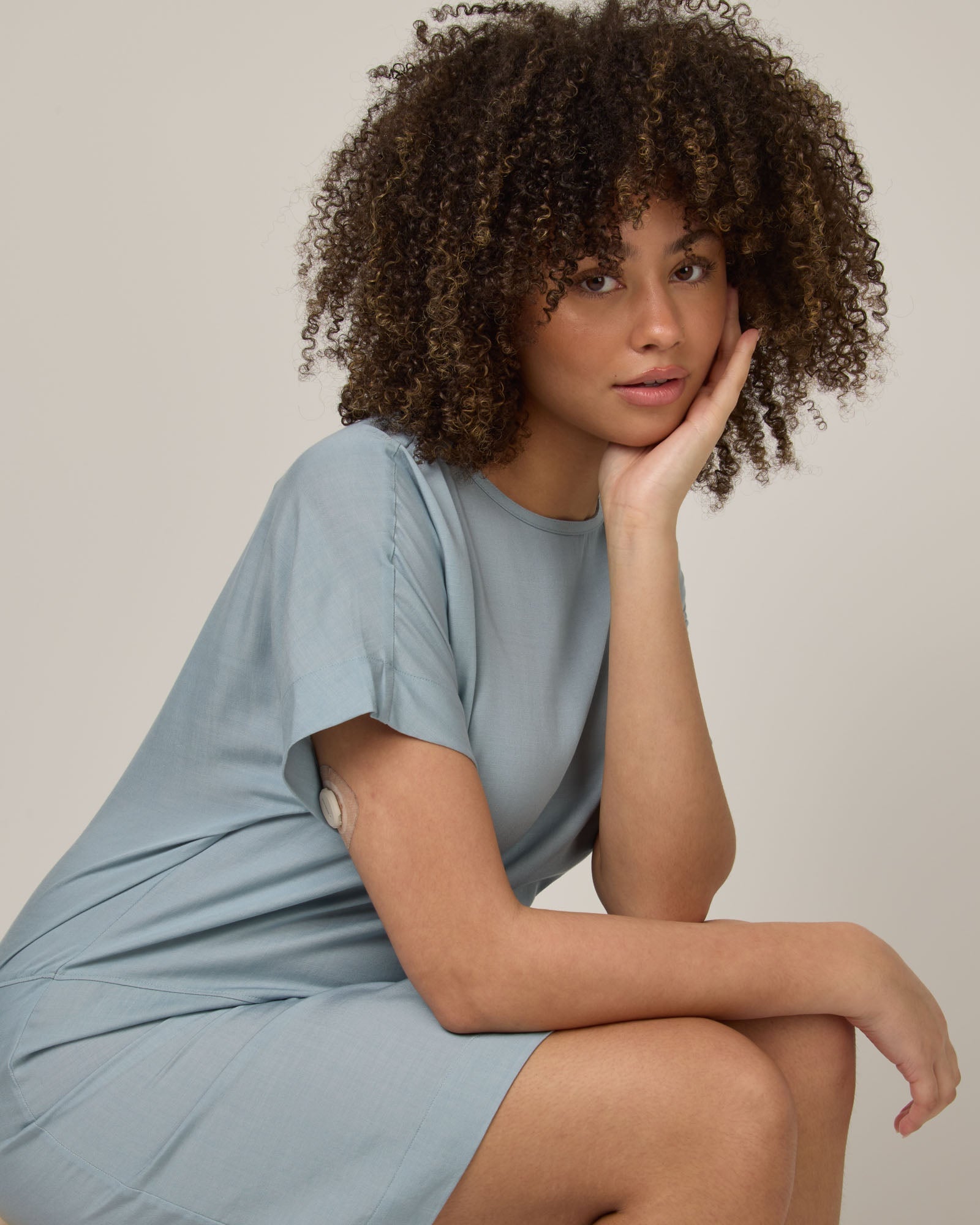 Robe Whitney en chambray