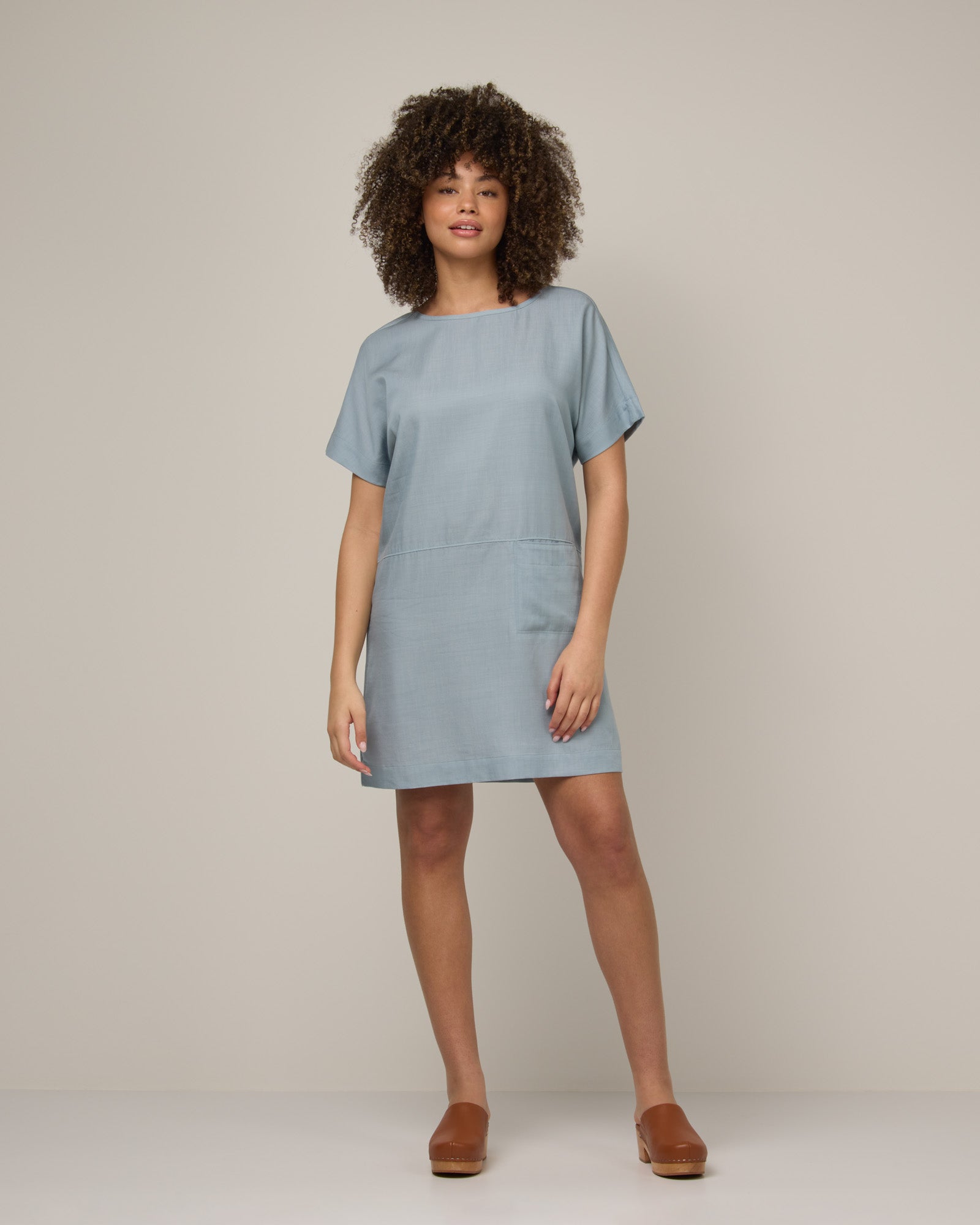 Robe Whitney en chambray