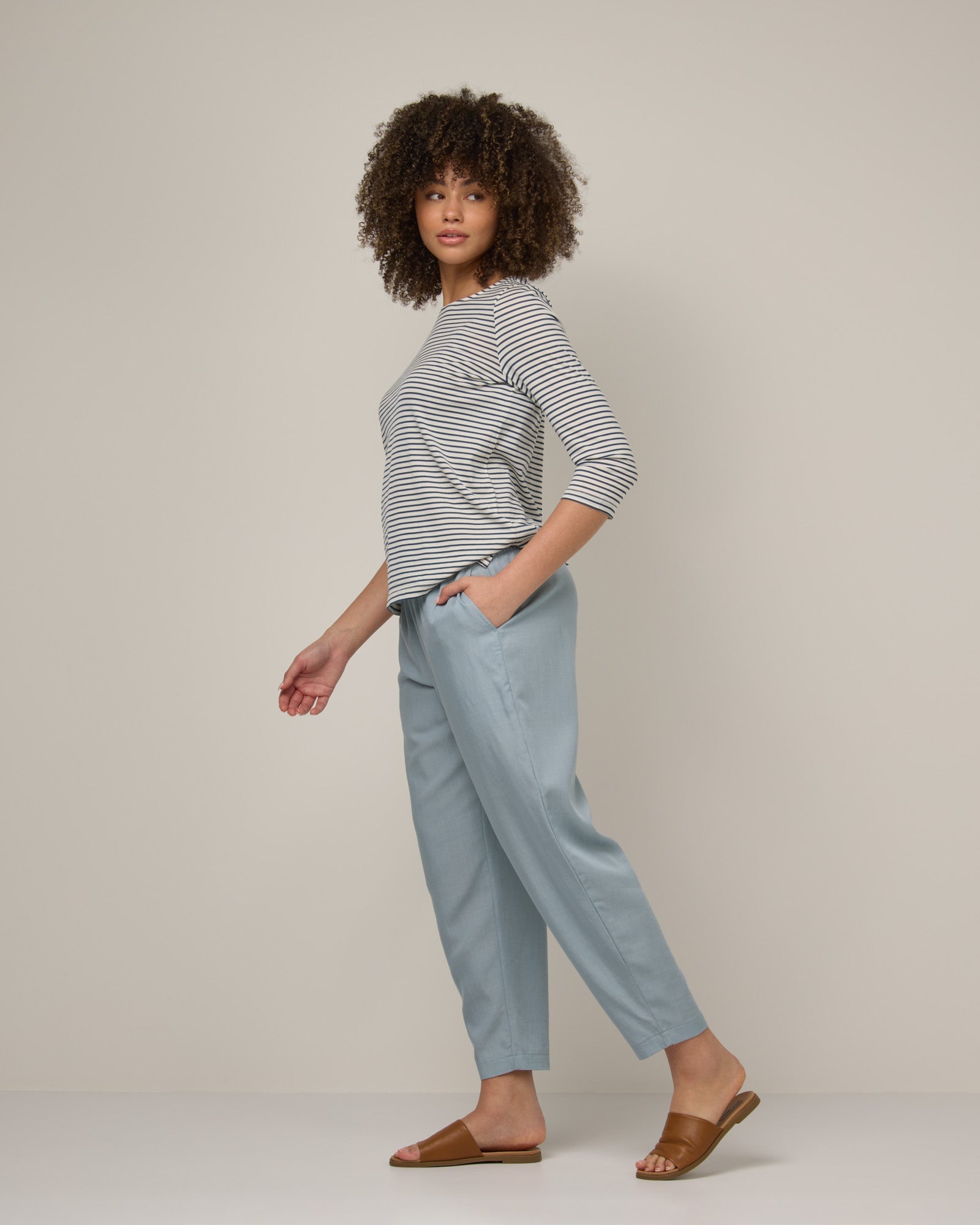 Pantalon Isla Chambray