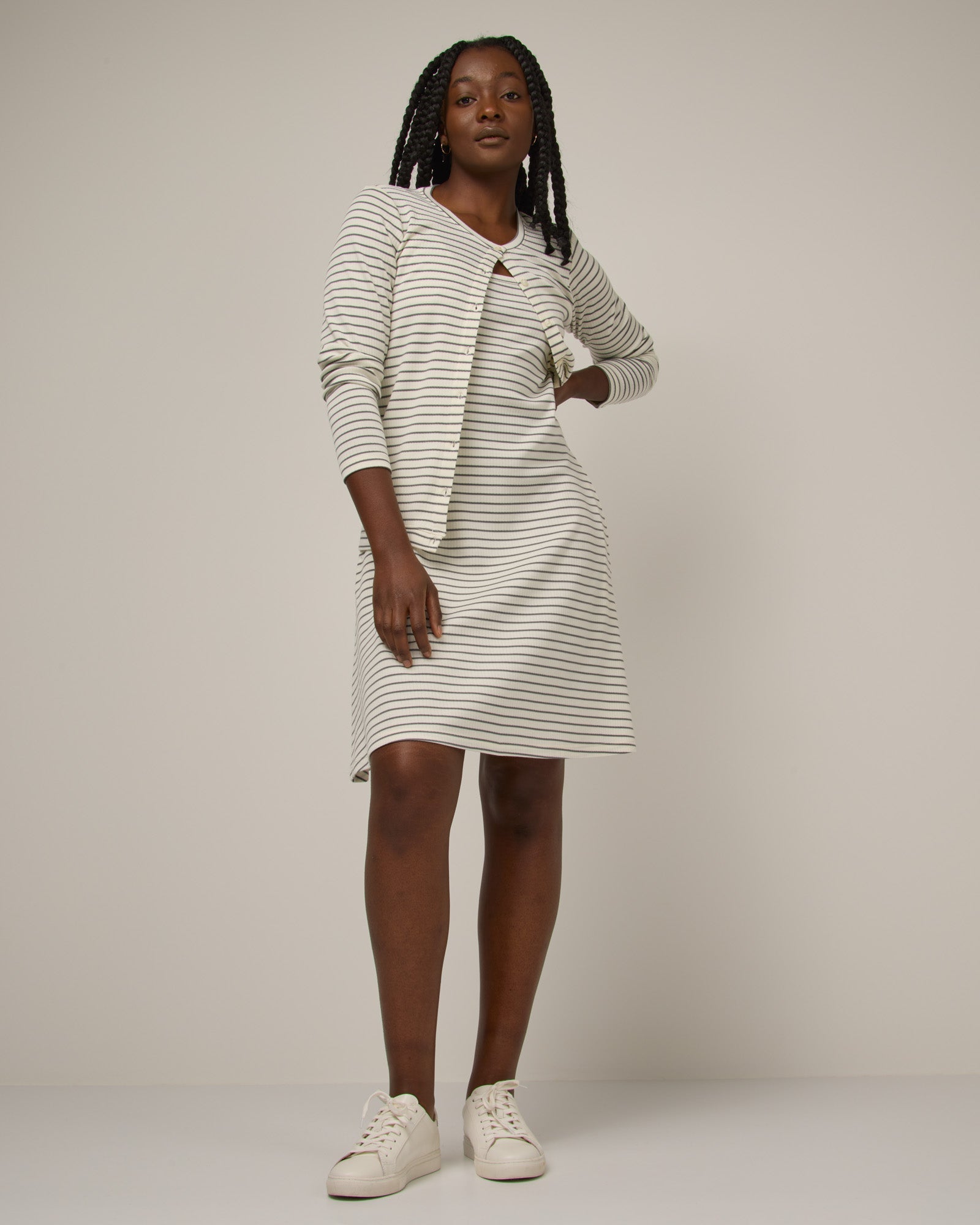 Robe ajustée et évasée Coco