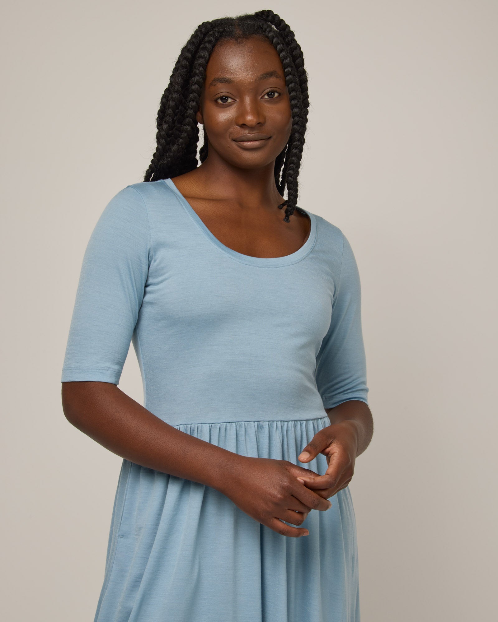 Robe ajustée et évasée Sylvie