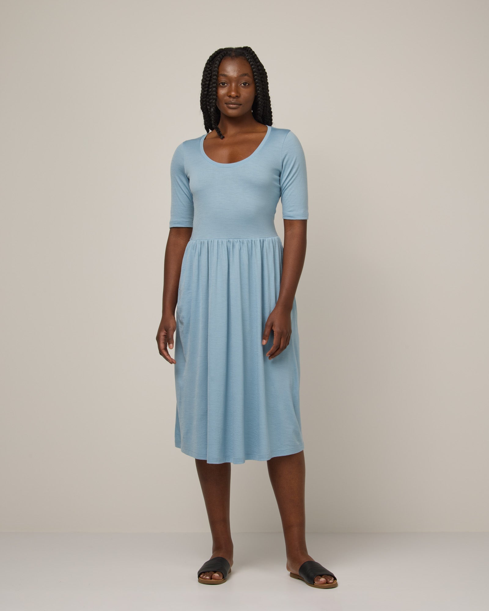 Robe ajustée et évasée Sylvie
