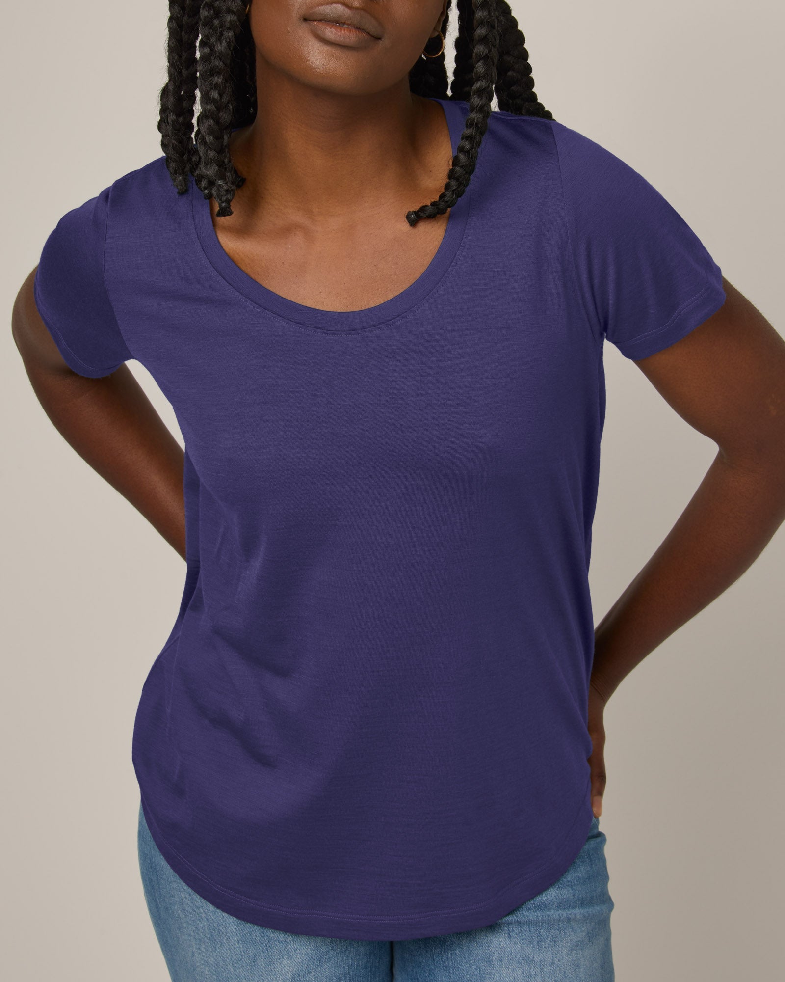 T-shirt à col rond Stella Signature