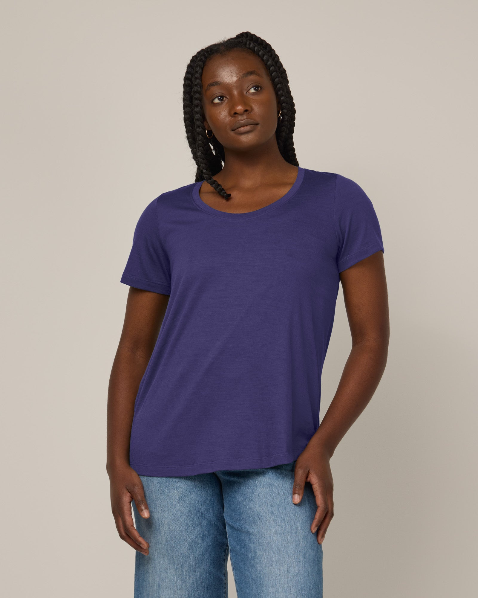 T-shirt à col rond Stella Signature