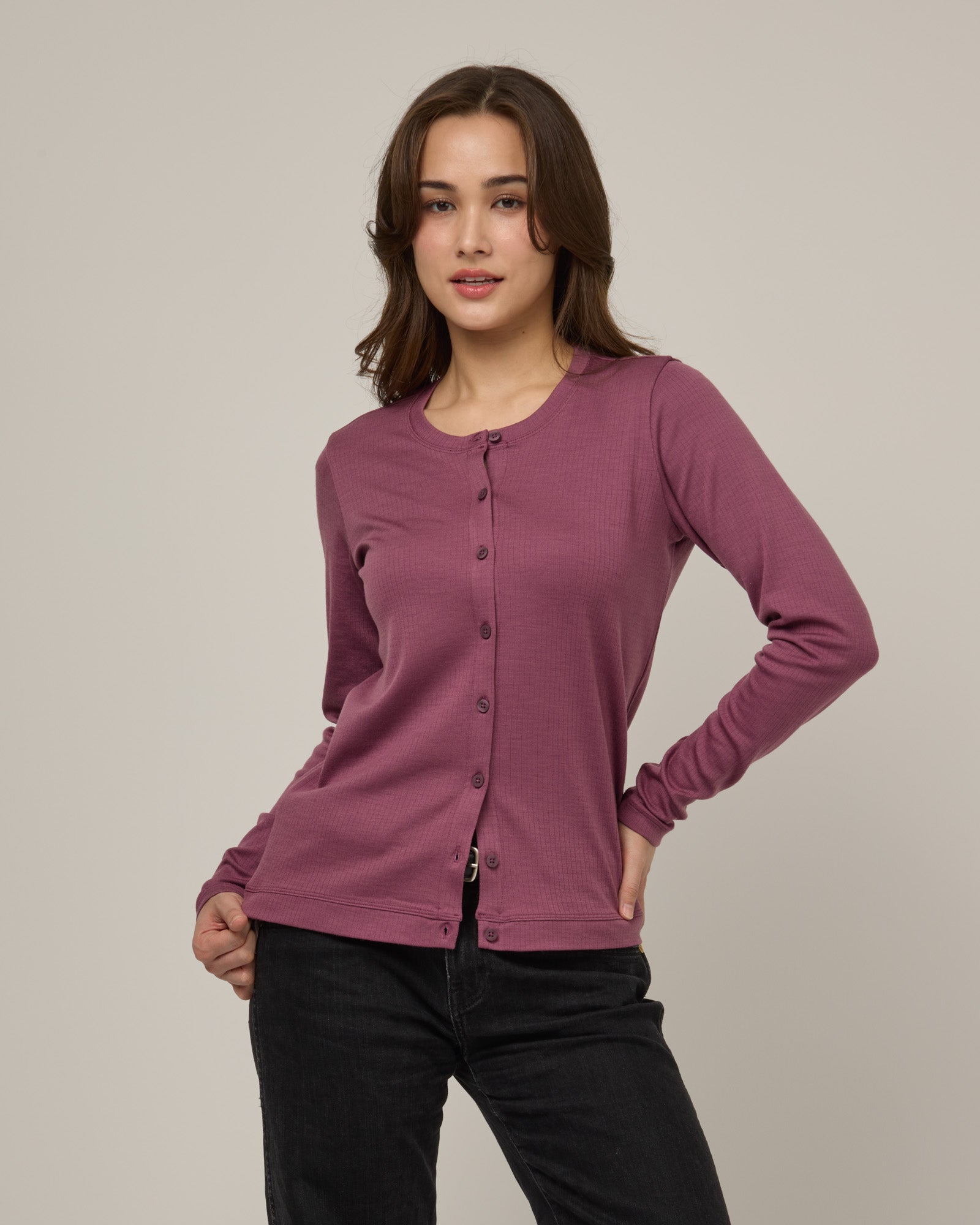Cardigan côtelé Céleste