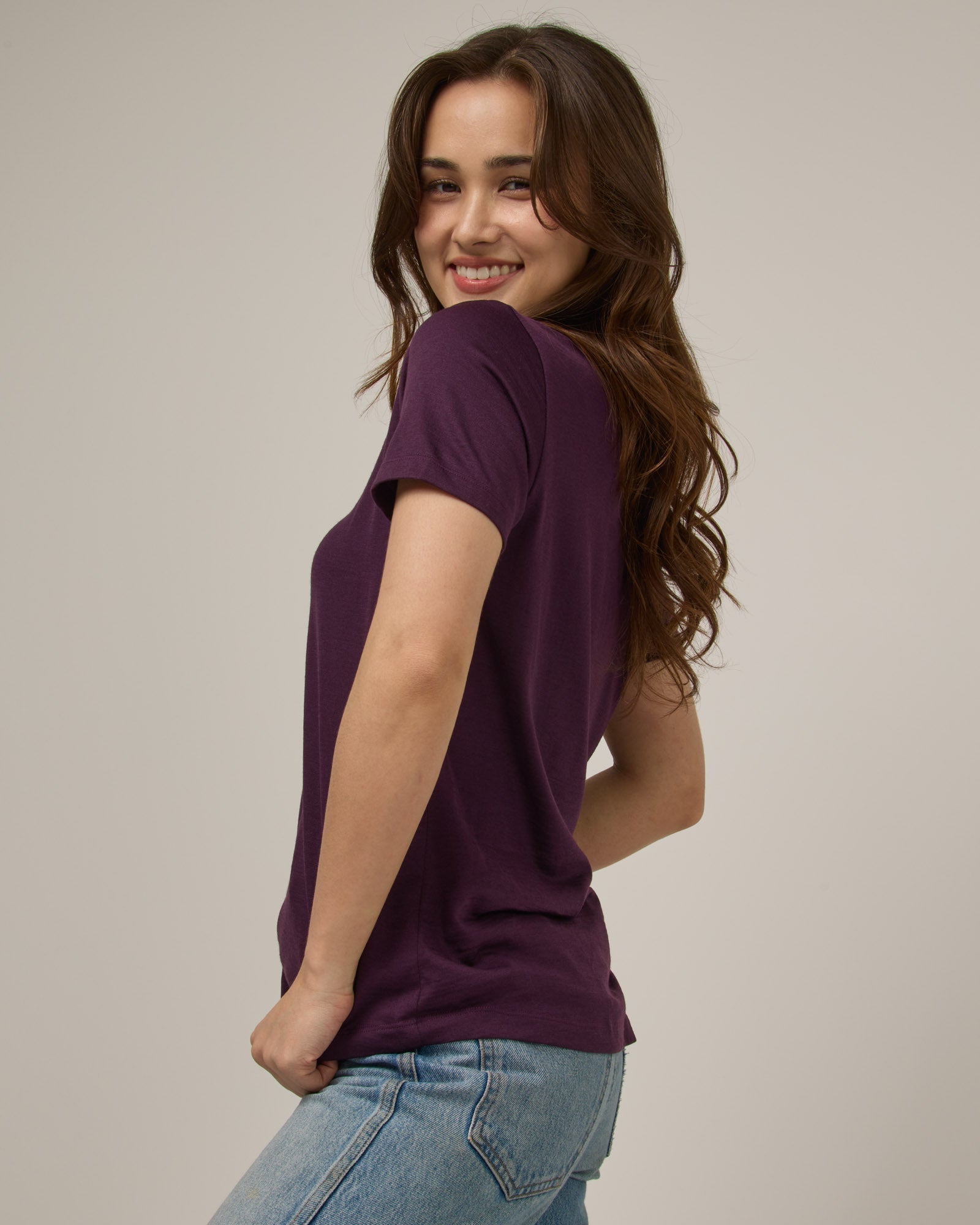 T-shirt à col rond Stella Signature