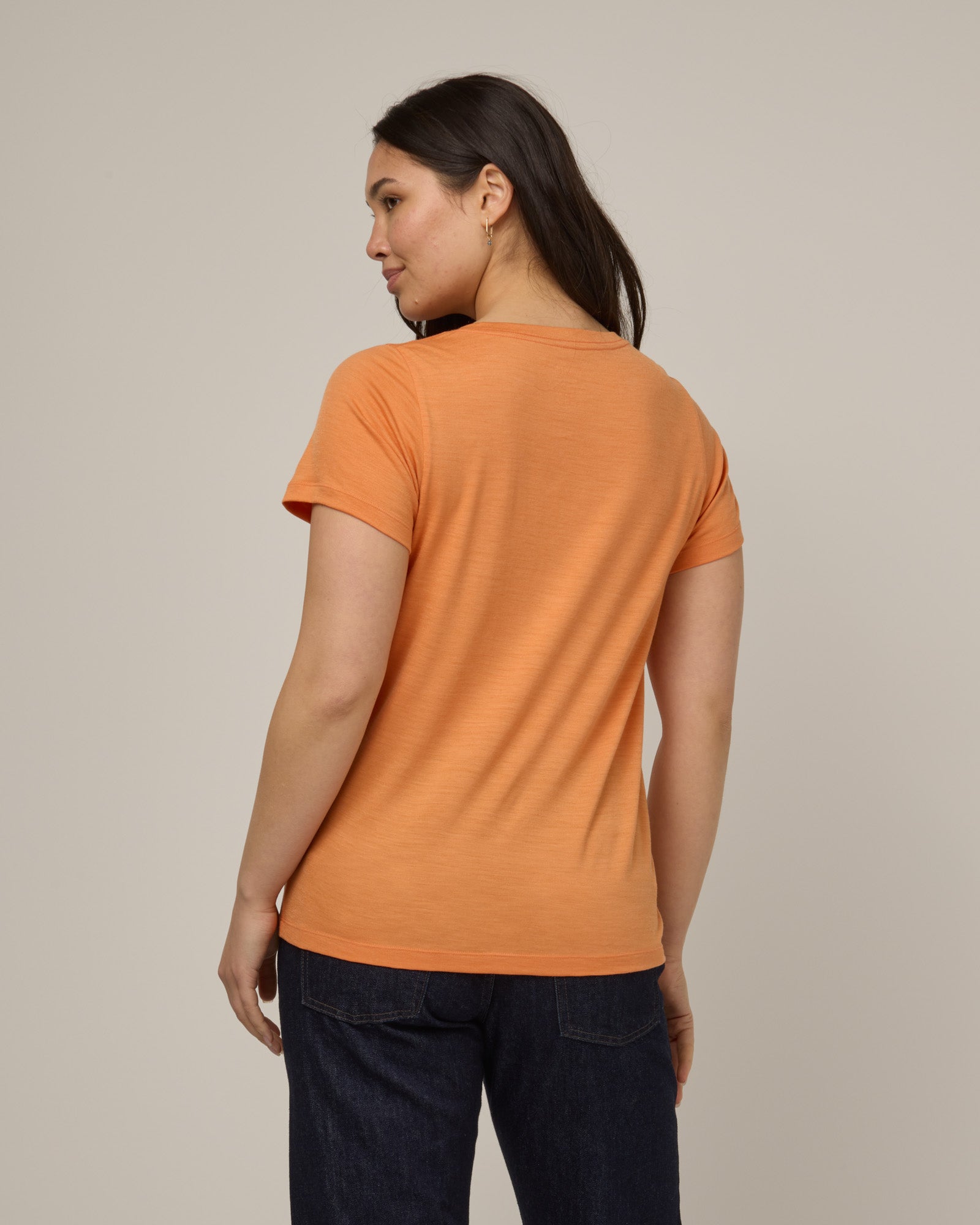 T-shirt à col en V Morgan