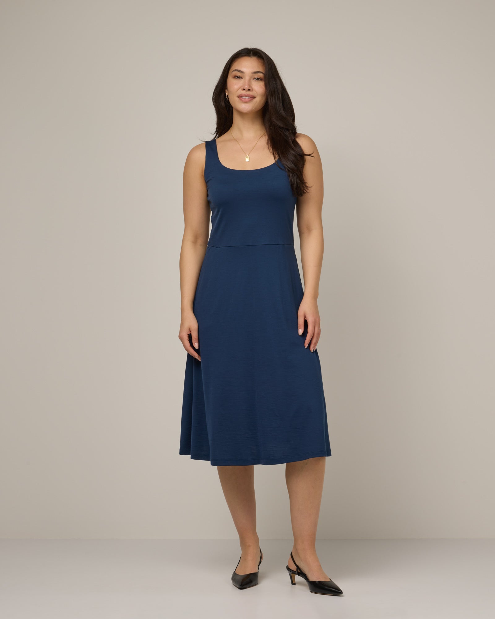 Robe ajustée et évasée Ava