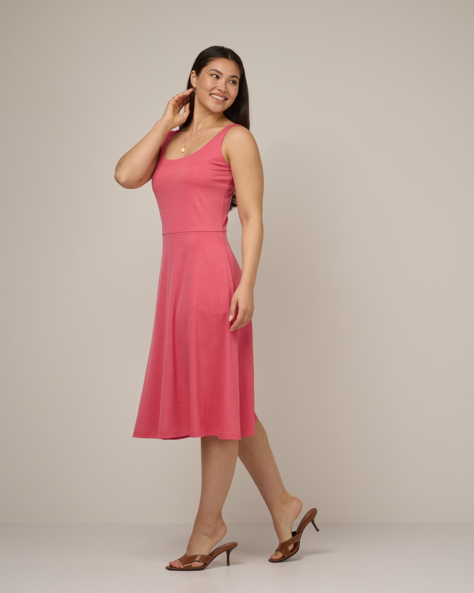 Robe ajustée et évasée Ava
