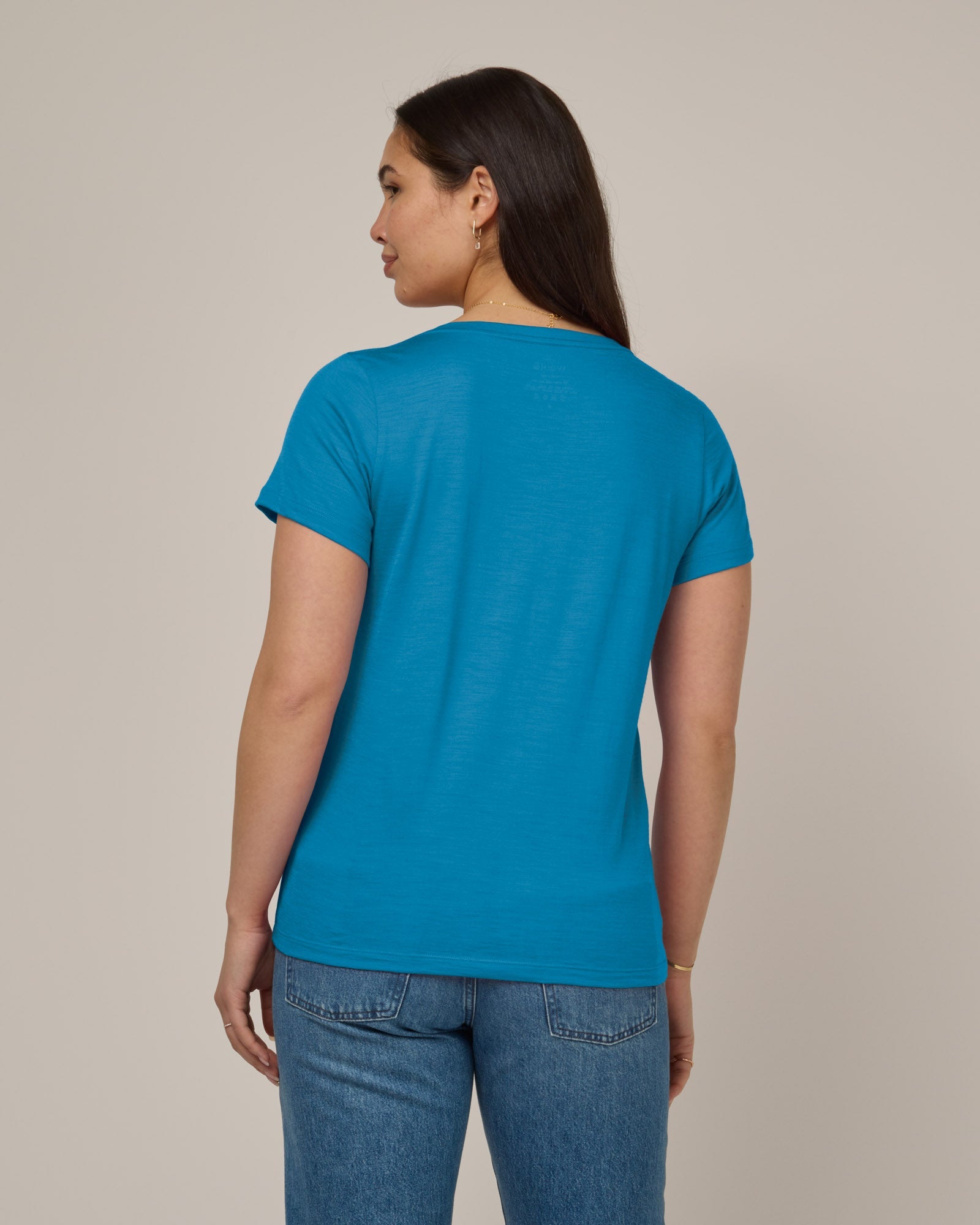 T-shirt à col en V Morgan