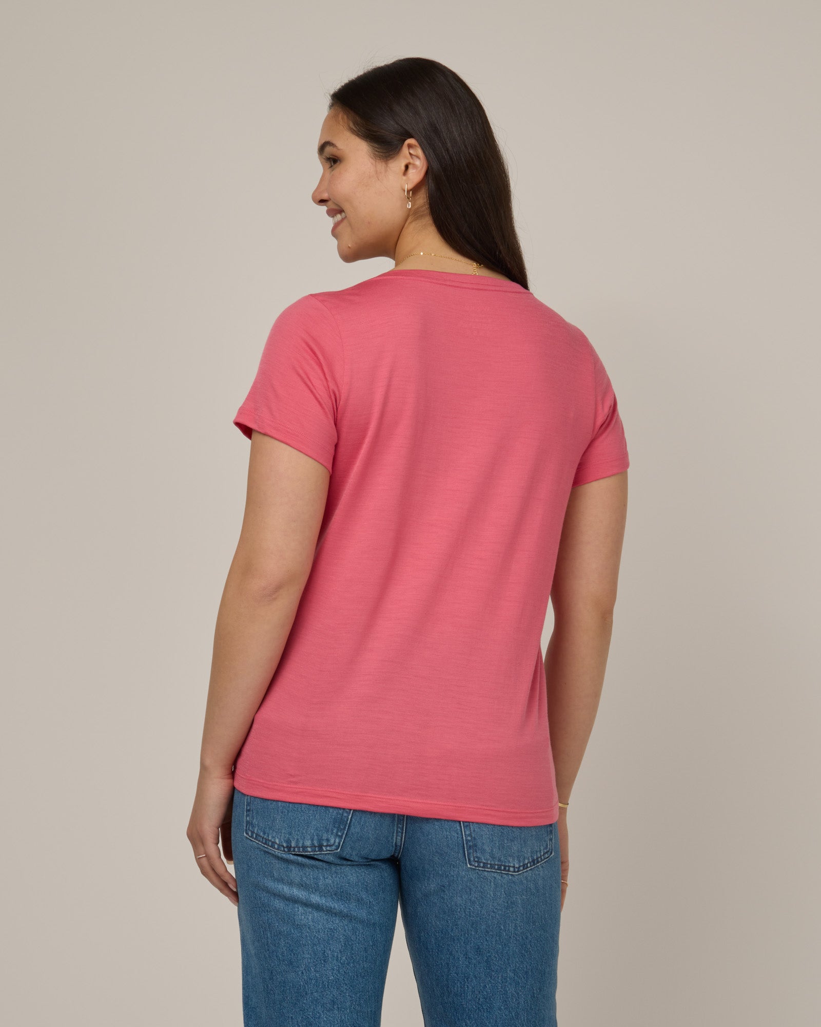 T-shirt à col en V Morgan