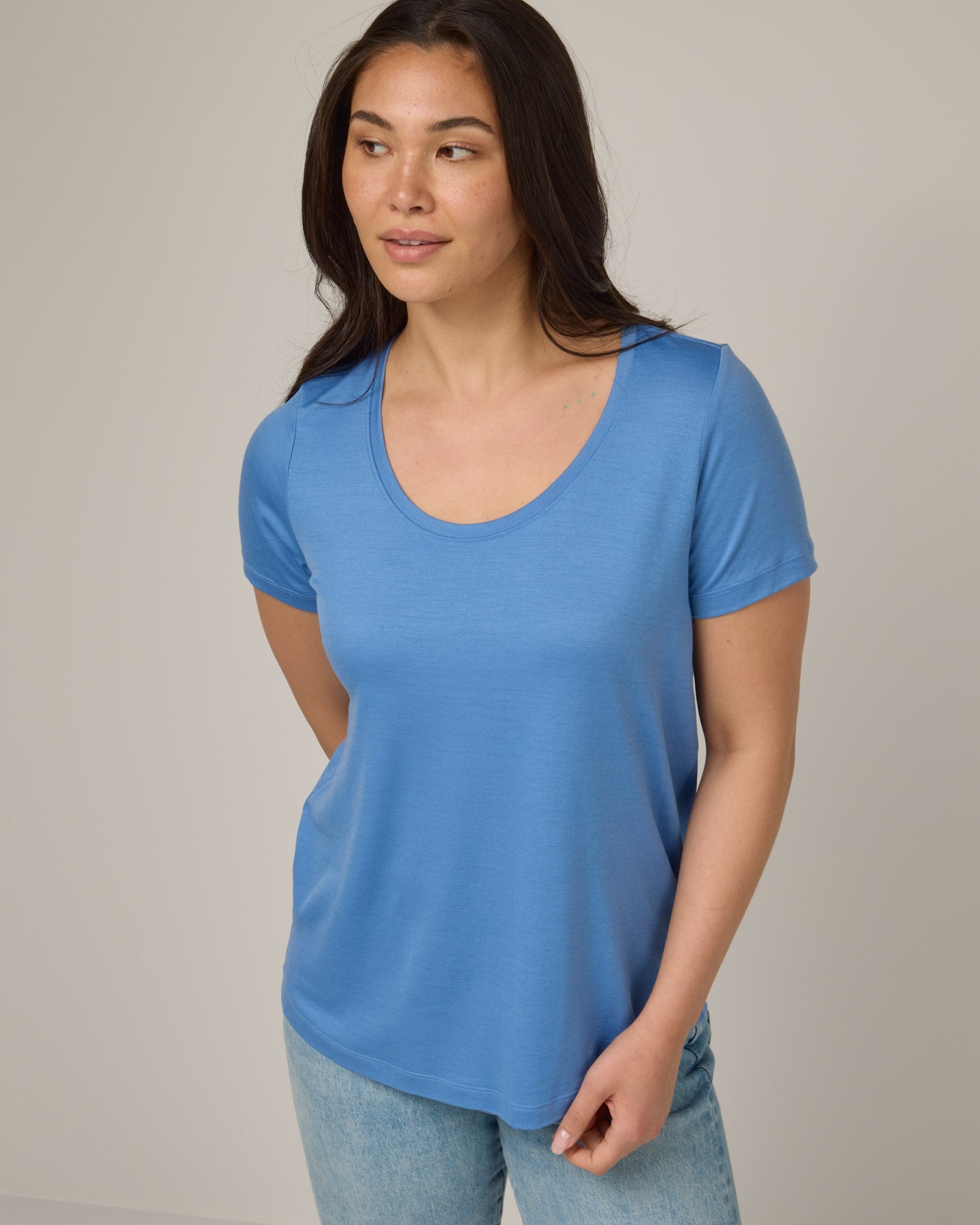T-shirt à col rond Stella Signature