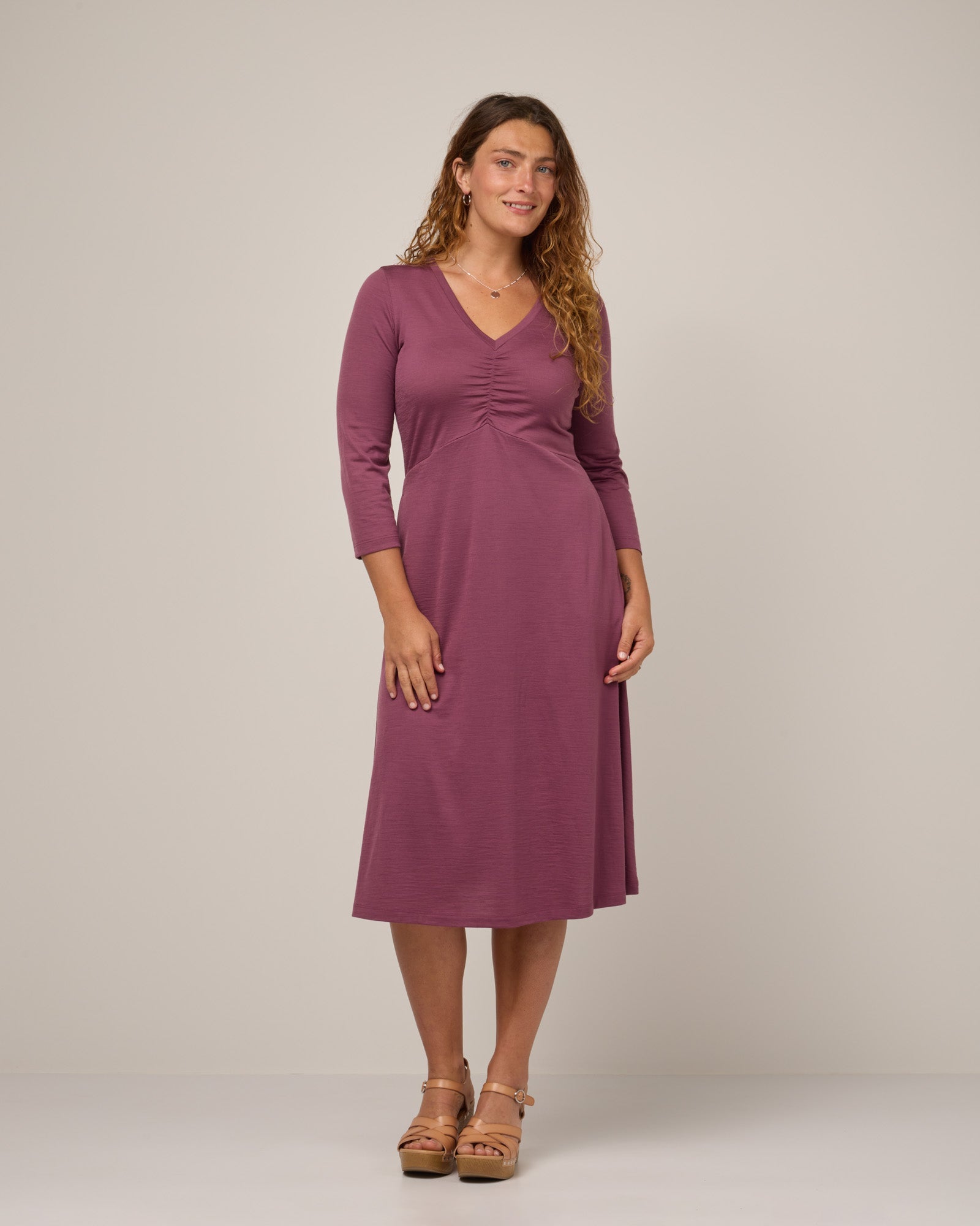 Robe froncée Emilia