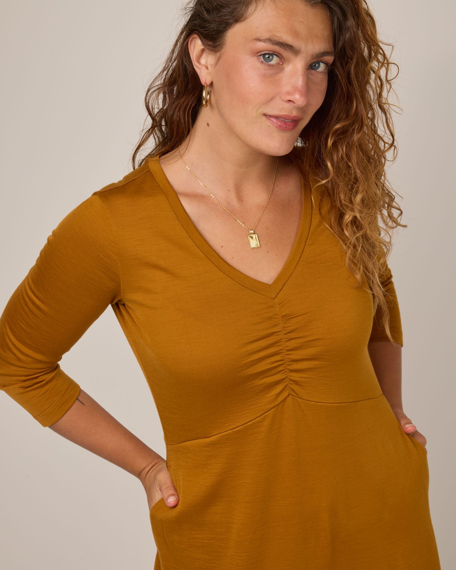 Robe froncée Emilia