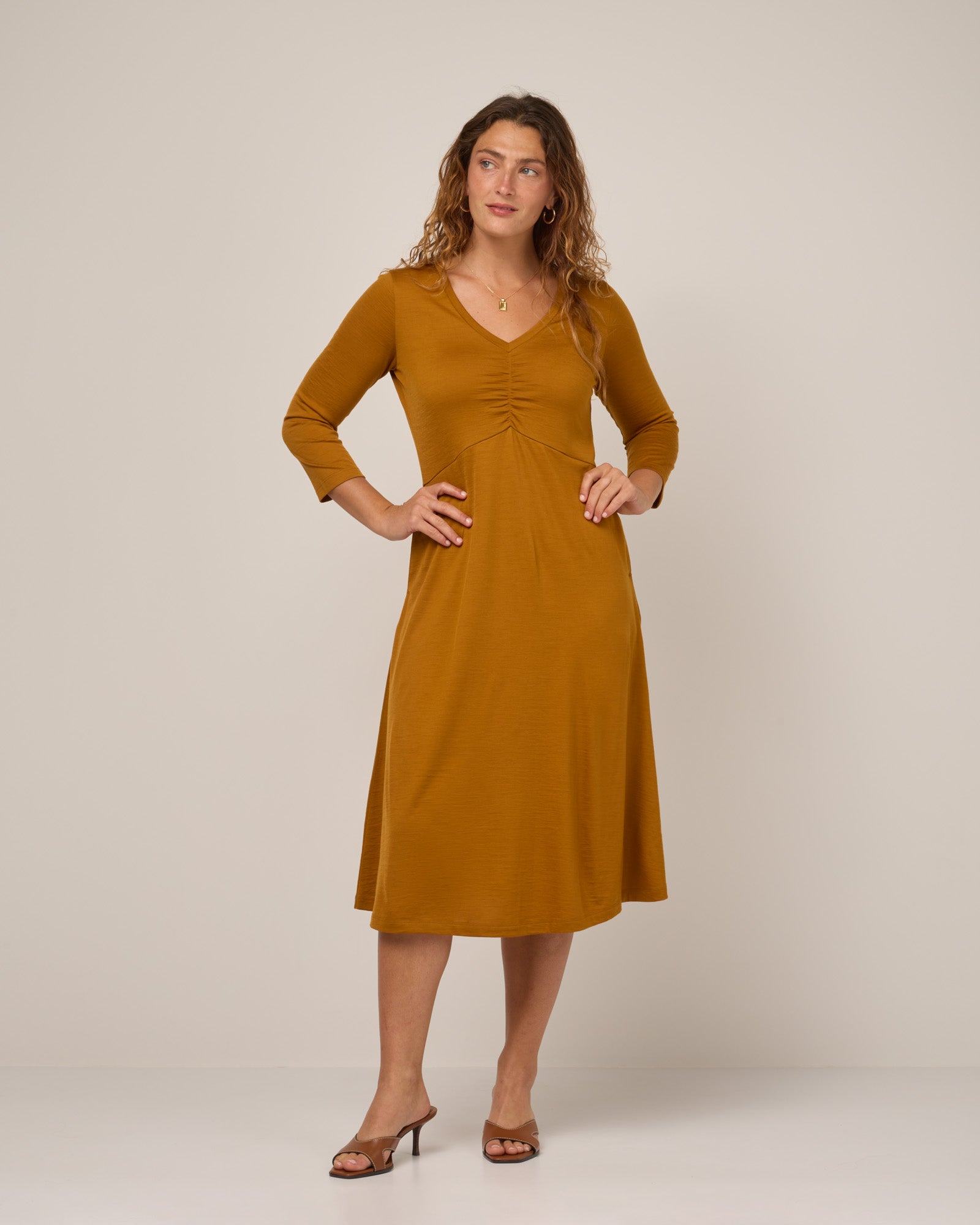 Robe froncée Emilia