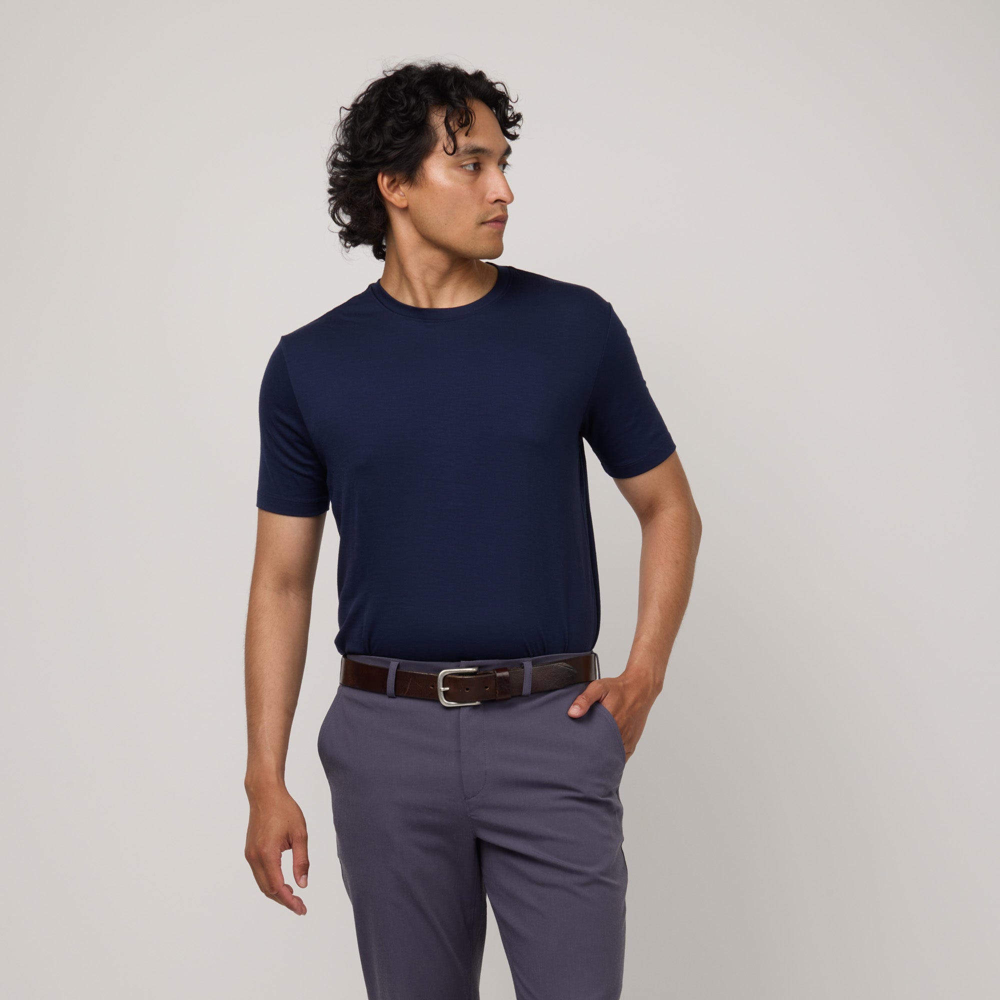 T-shirt ras du cou Signature pour homme
