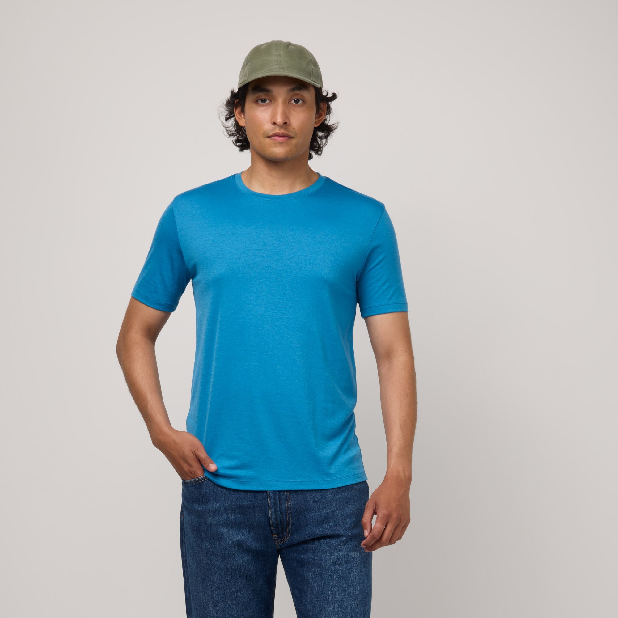 T-shirt ras du cou Signature pour homme