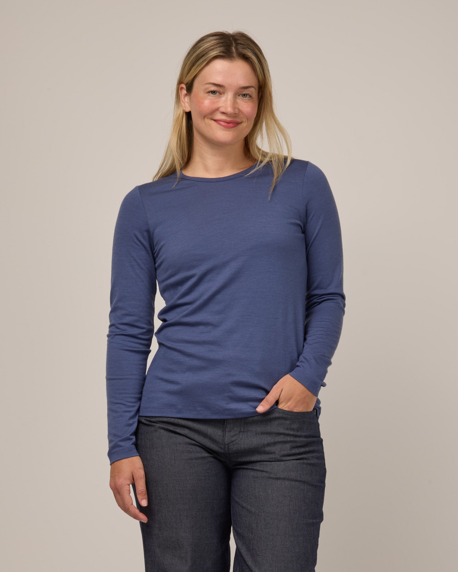 T-shirt ajusté Sloan 100 % laine