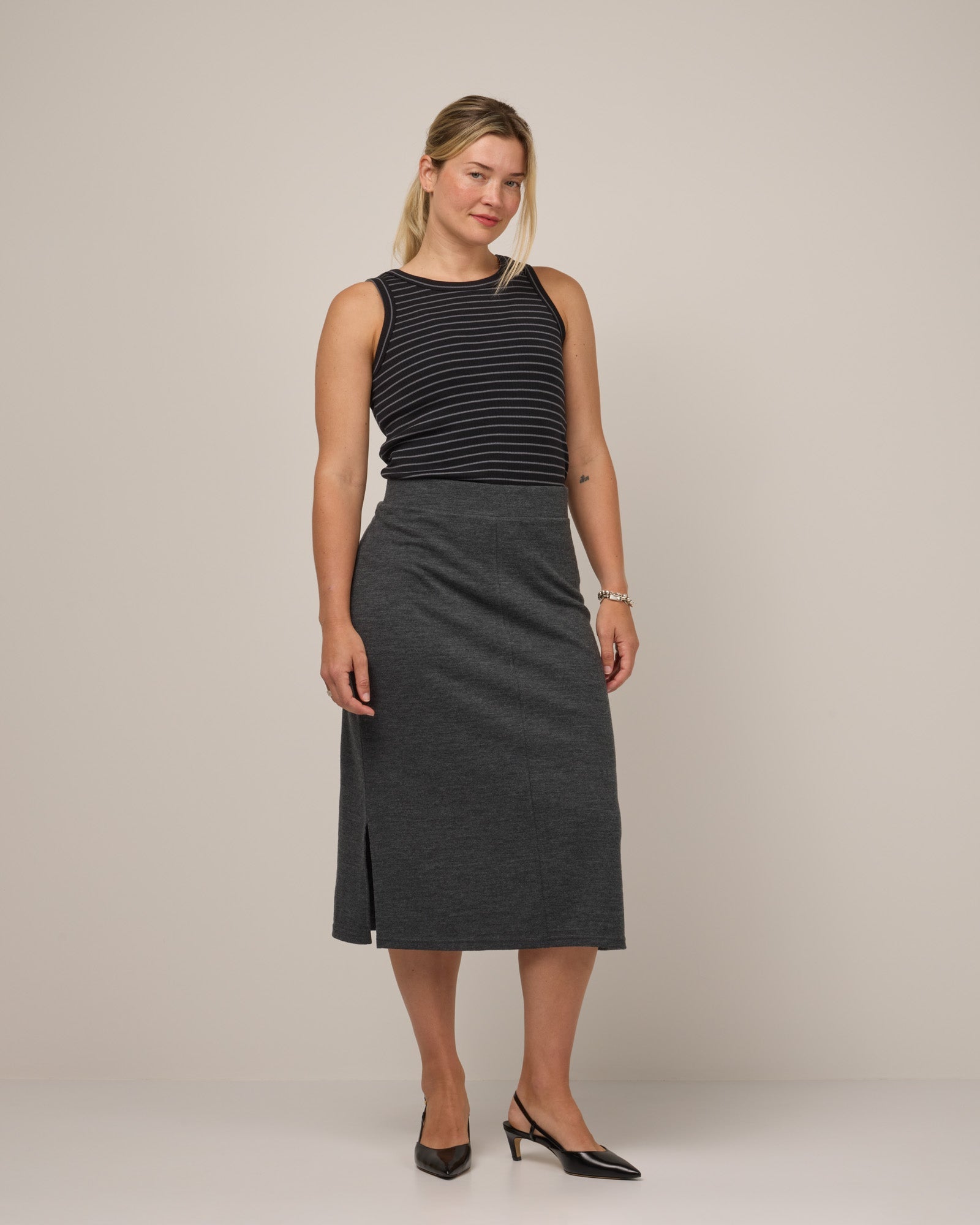 Jupe midi Liz