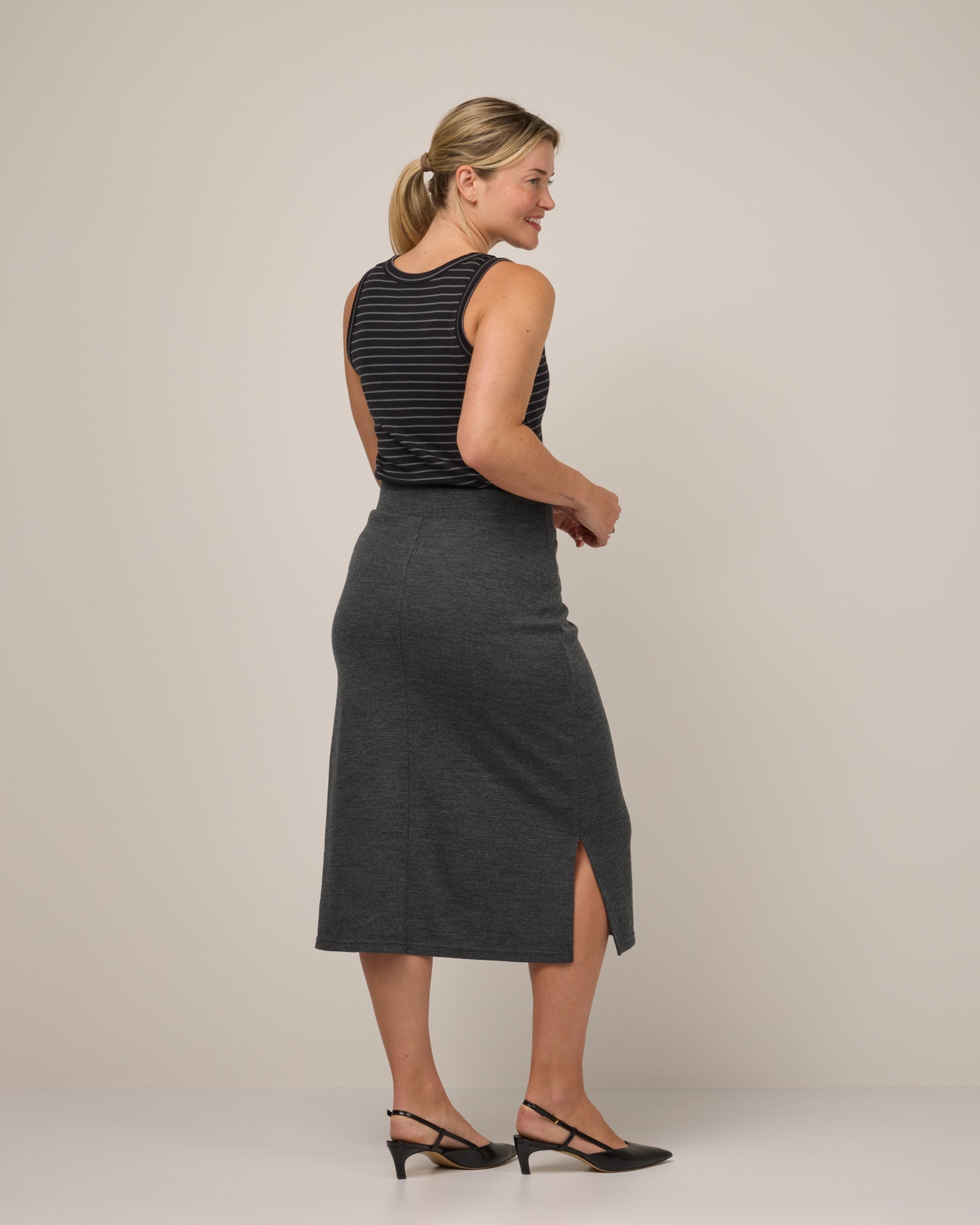 Jupe midi Liz