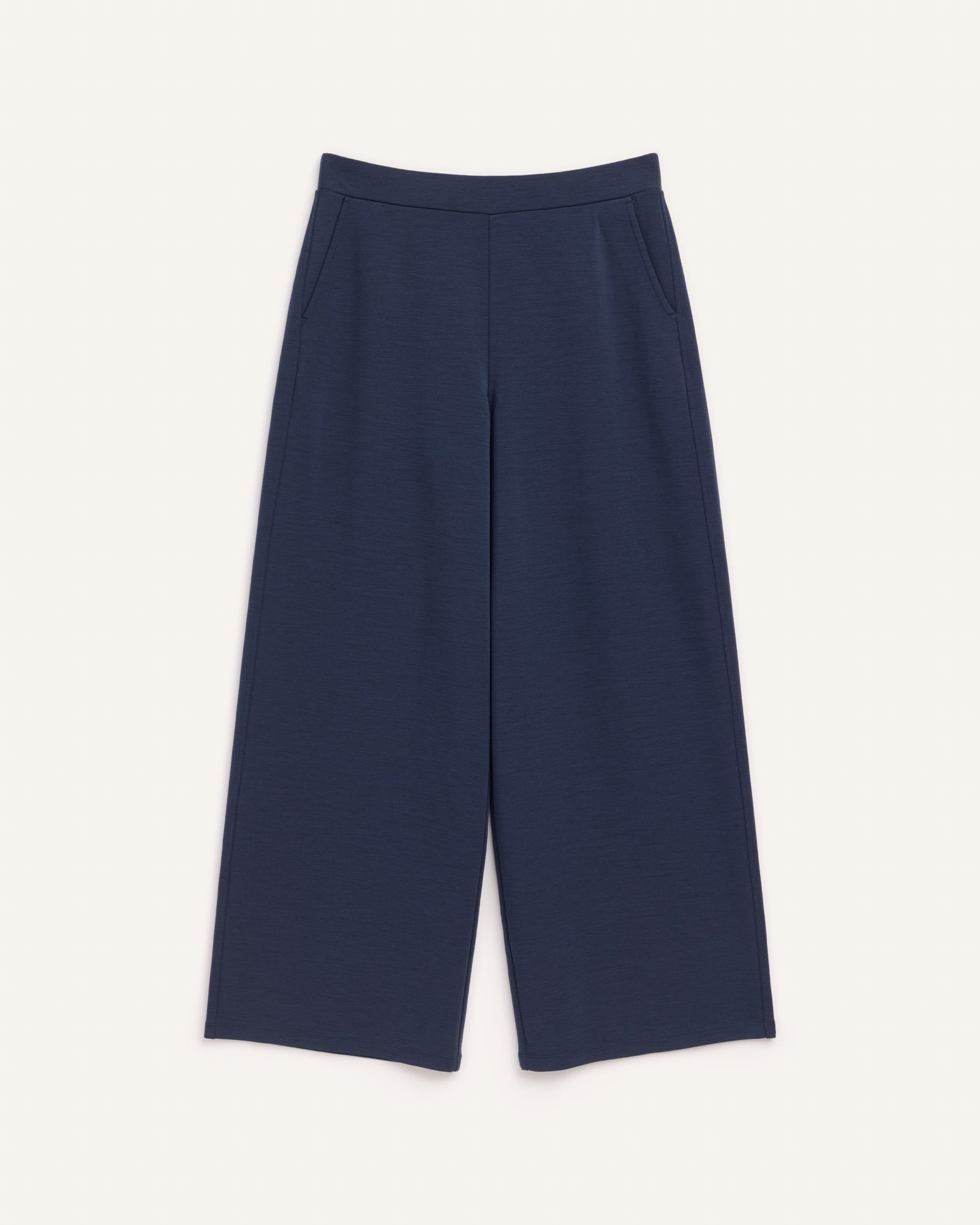 Pantalon Ponte à jambe large Lane